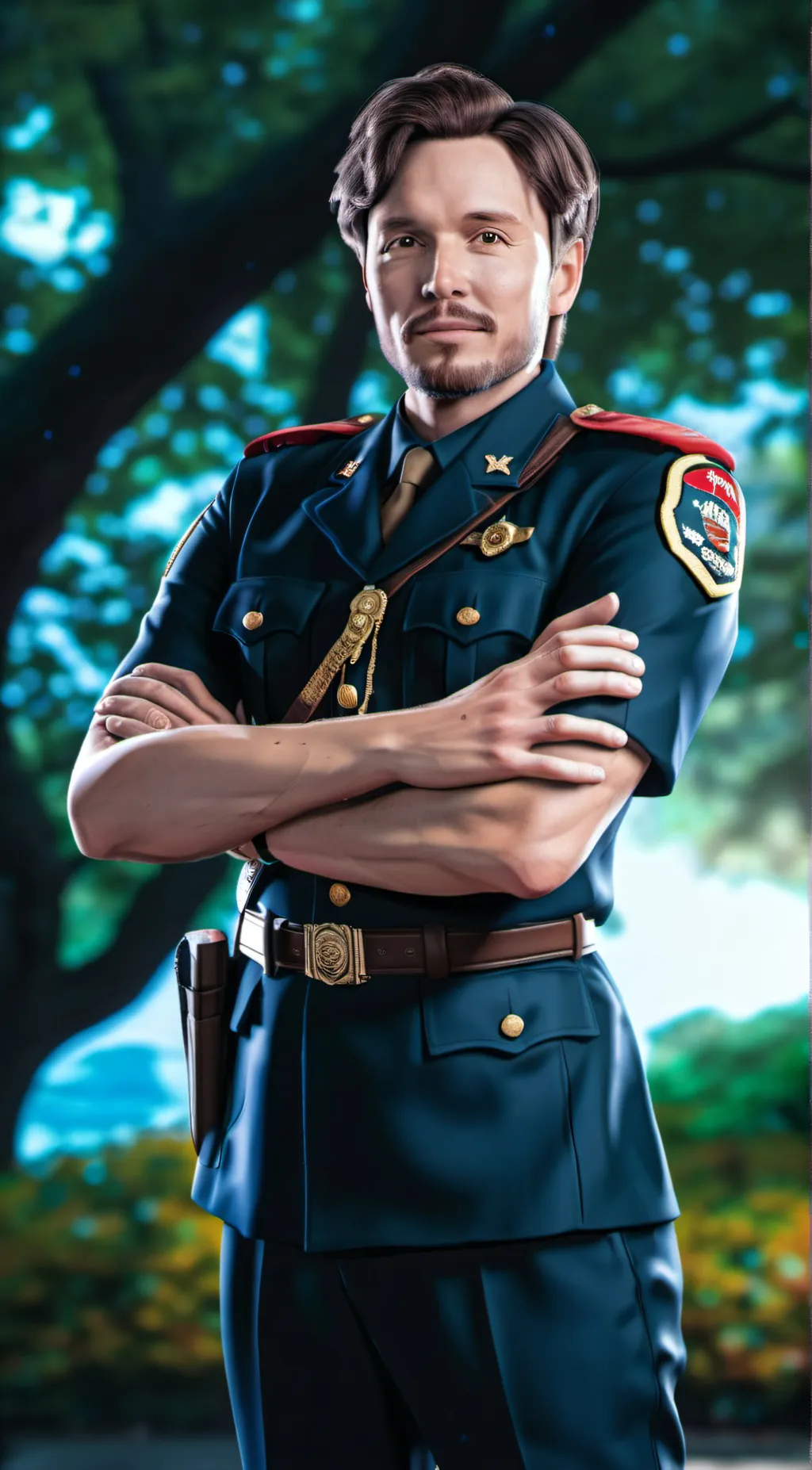 ai character: tim Bradford  background