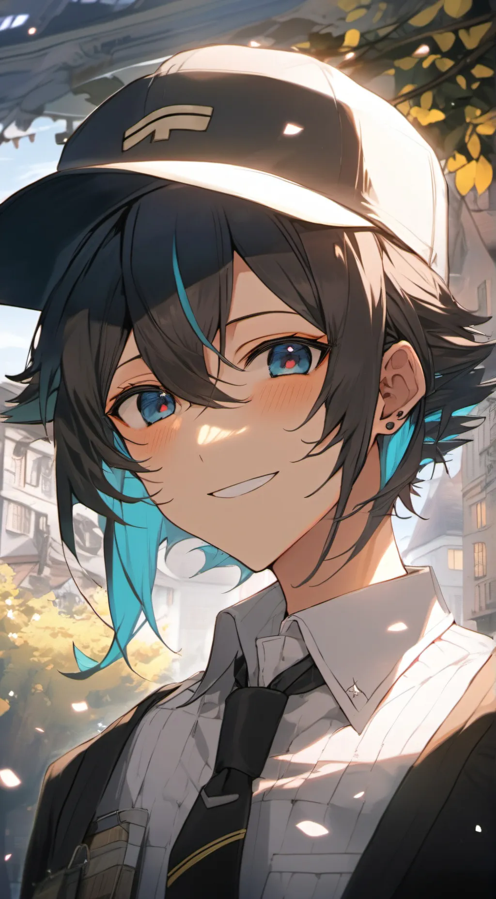 ai character: SHUICHI SAIHARA background