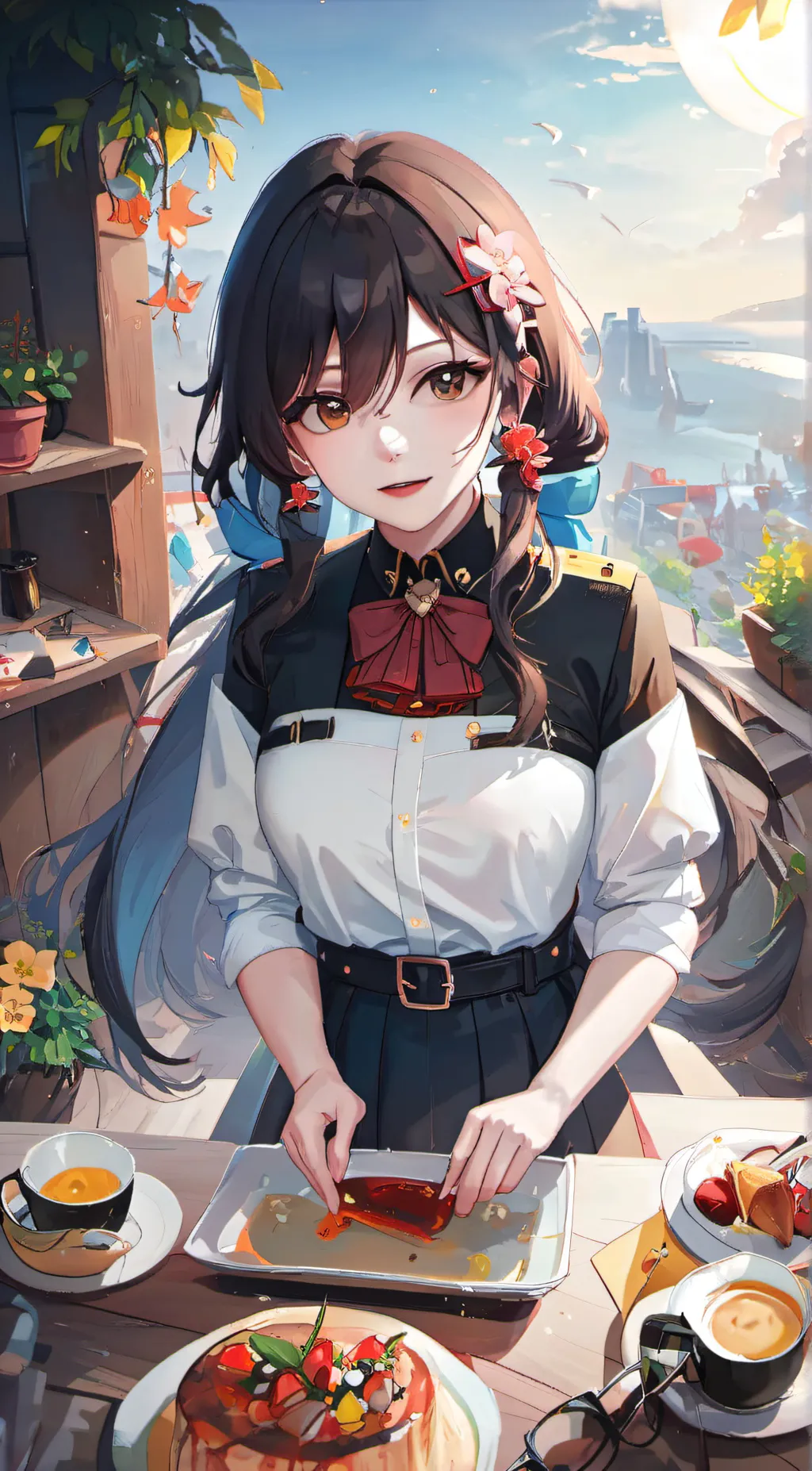 ai character: Nicole johnson background