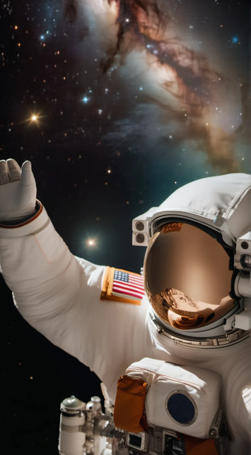 ai character: Space background