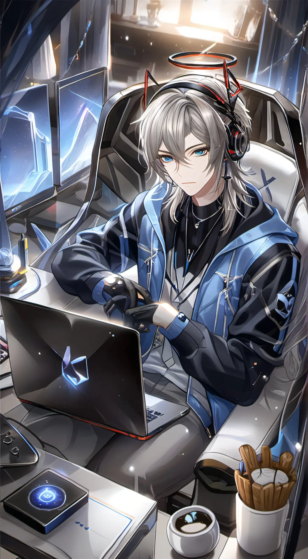 ai character: Phoenix background