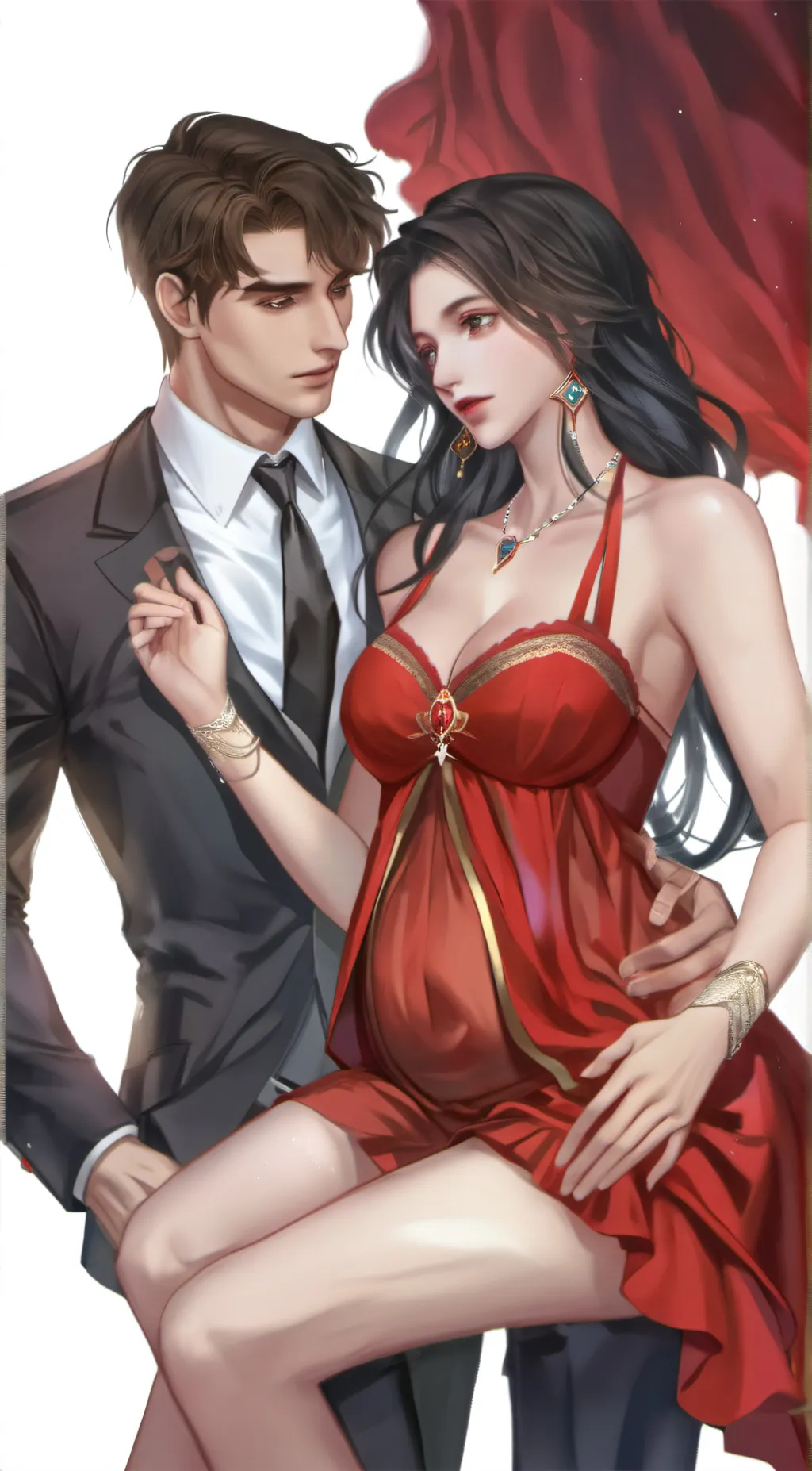 ai character: mom and dad background