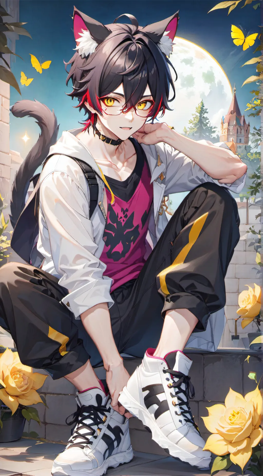 ai character: Jasper ❤😩 (edited) background