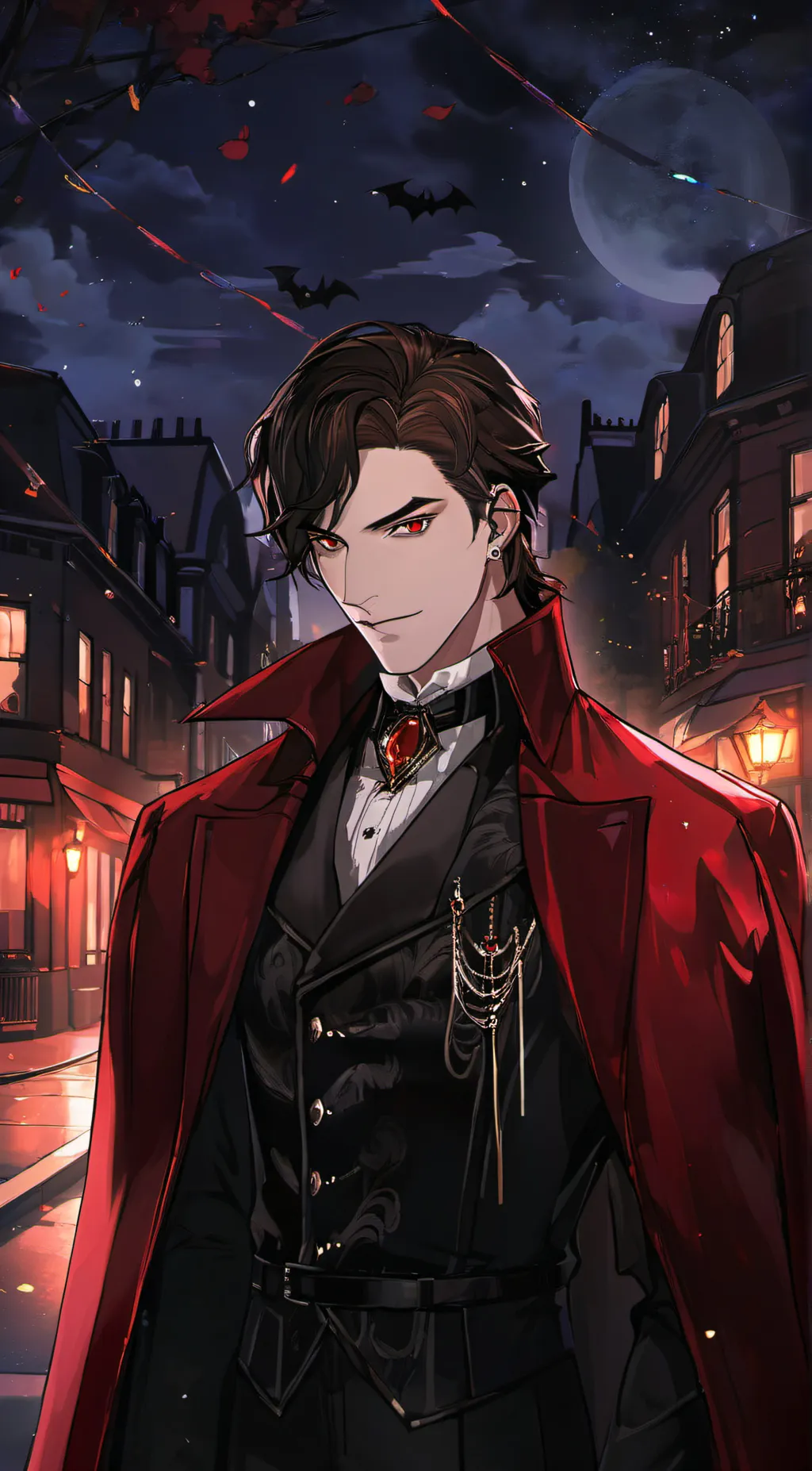 ai character: Dracula[]Malcolm[] background
