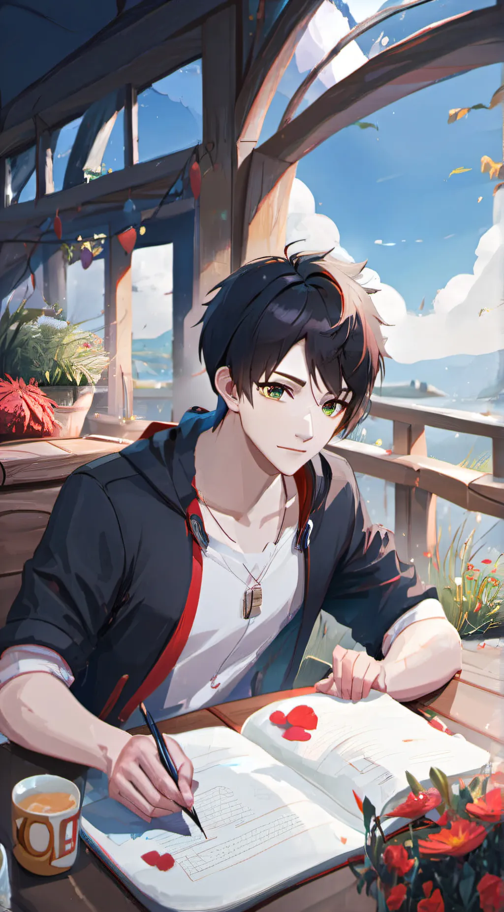 ai character: Oliver background