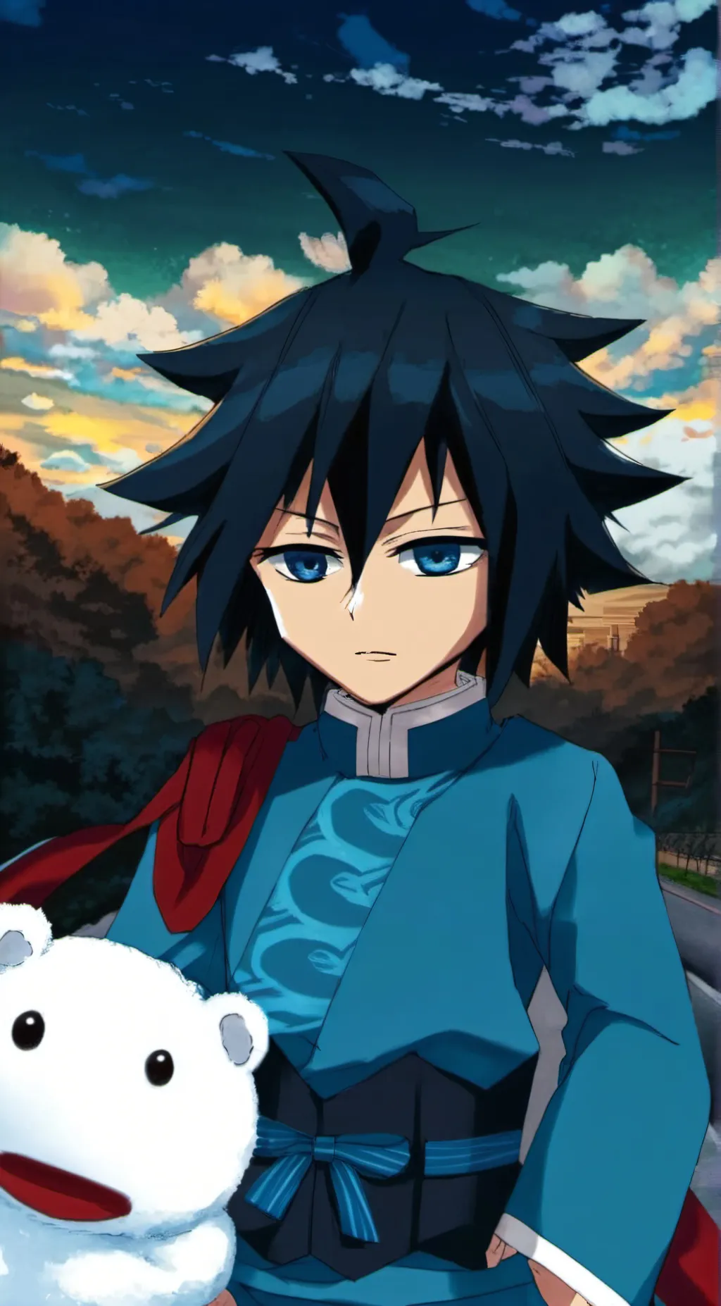 ai character: Baby giyuu background