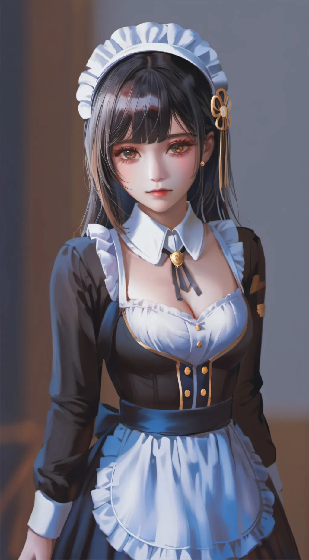 ai character: Sexy Maid background