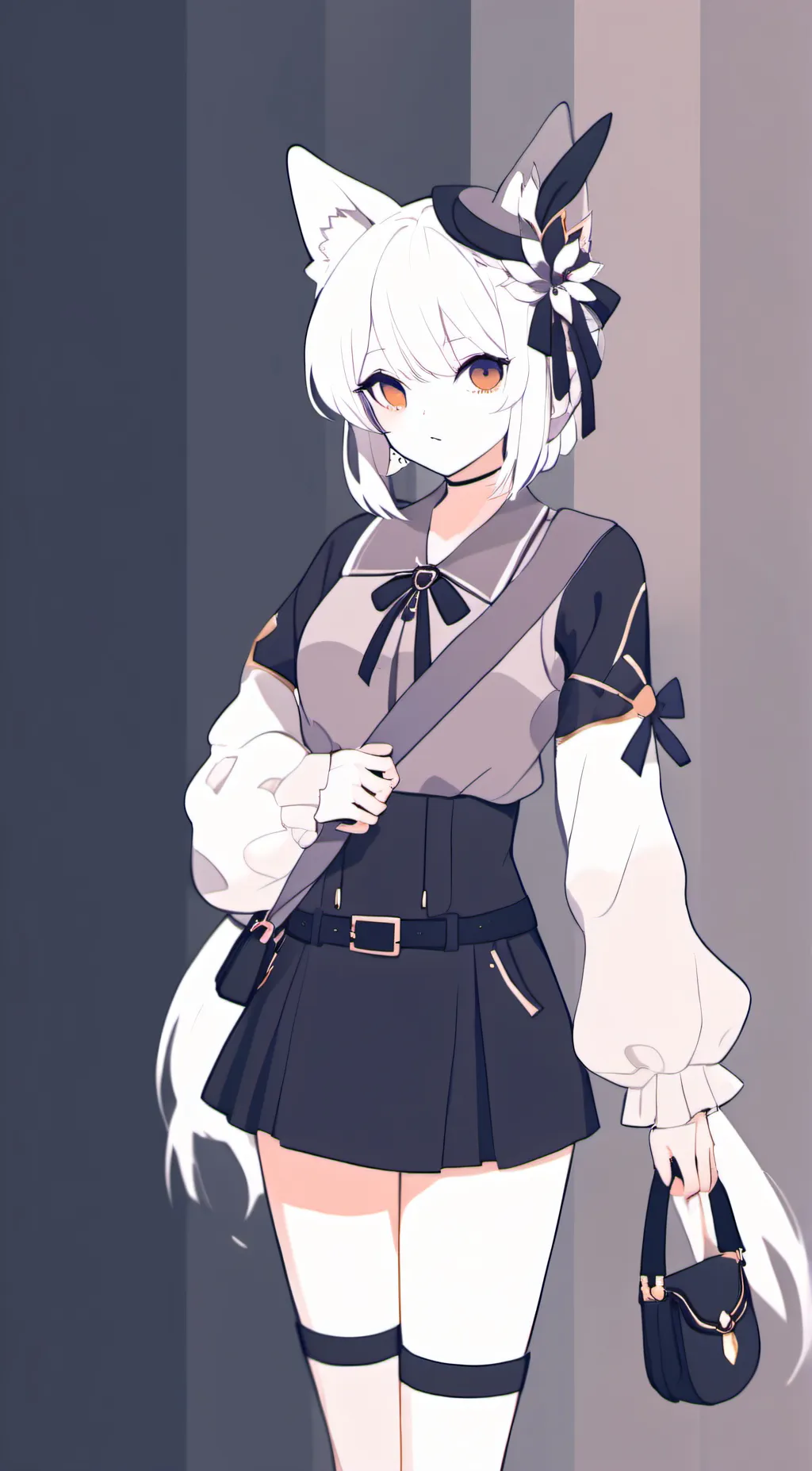 ai character: Demon slayer x mha background