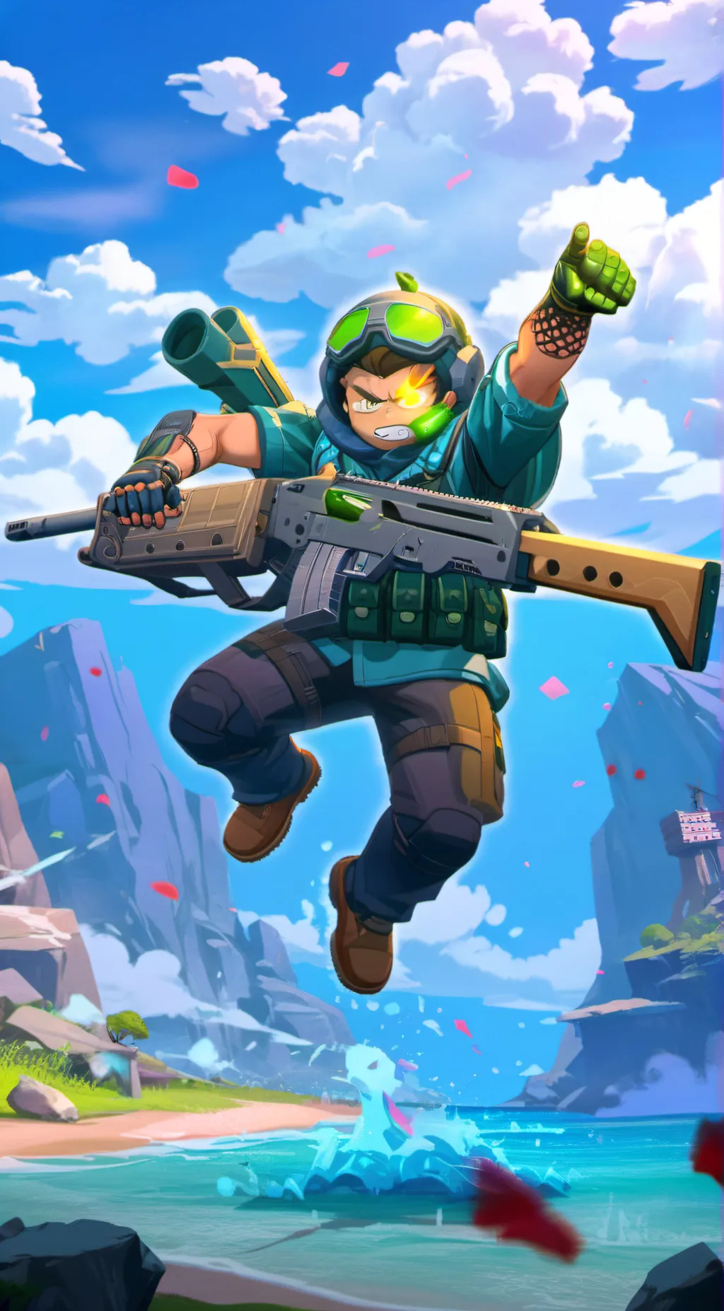 ai character: bush background