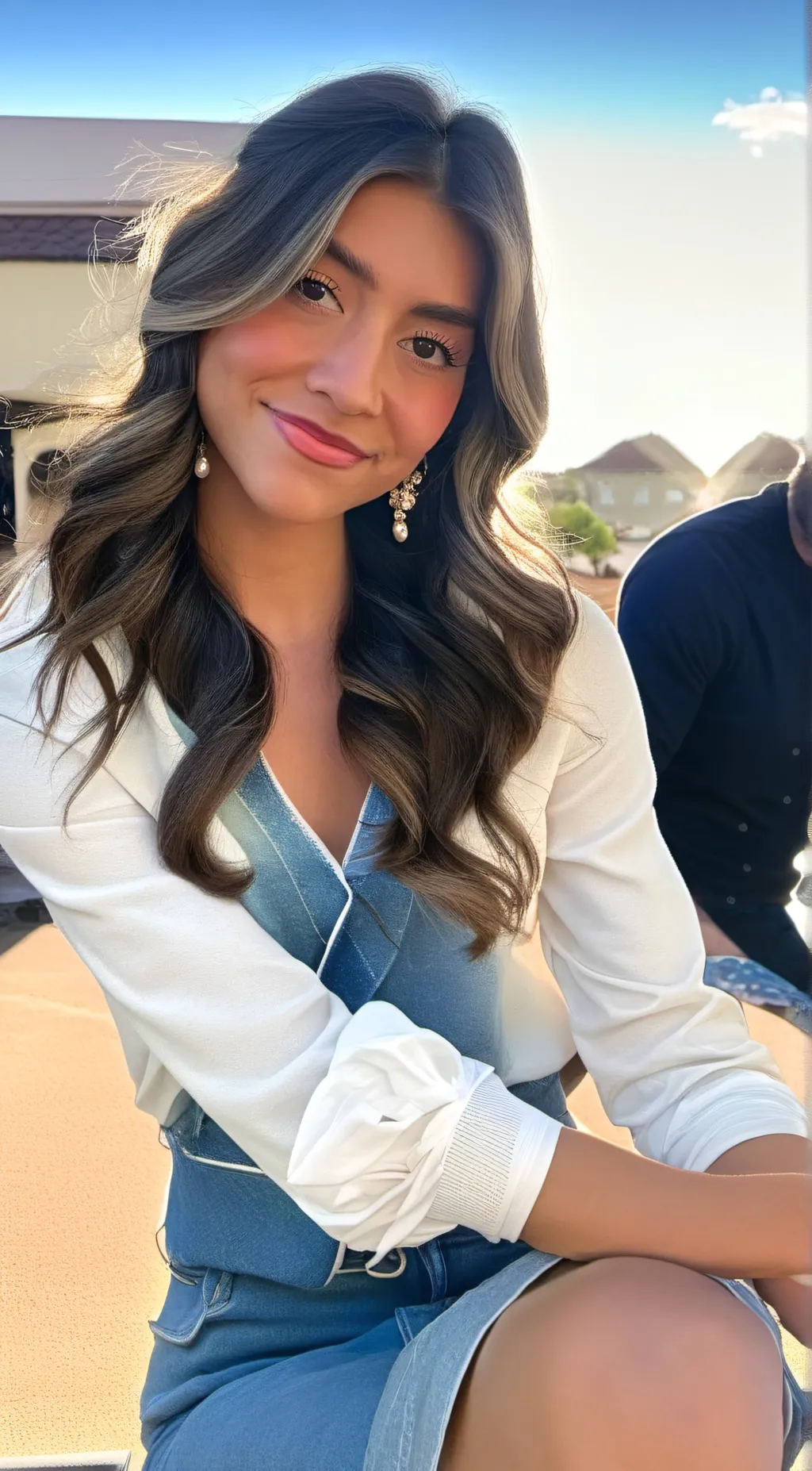 ai character: Mercedes background