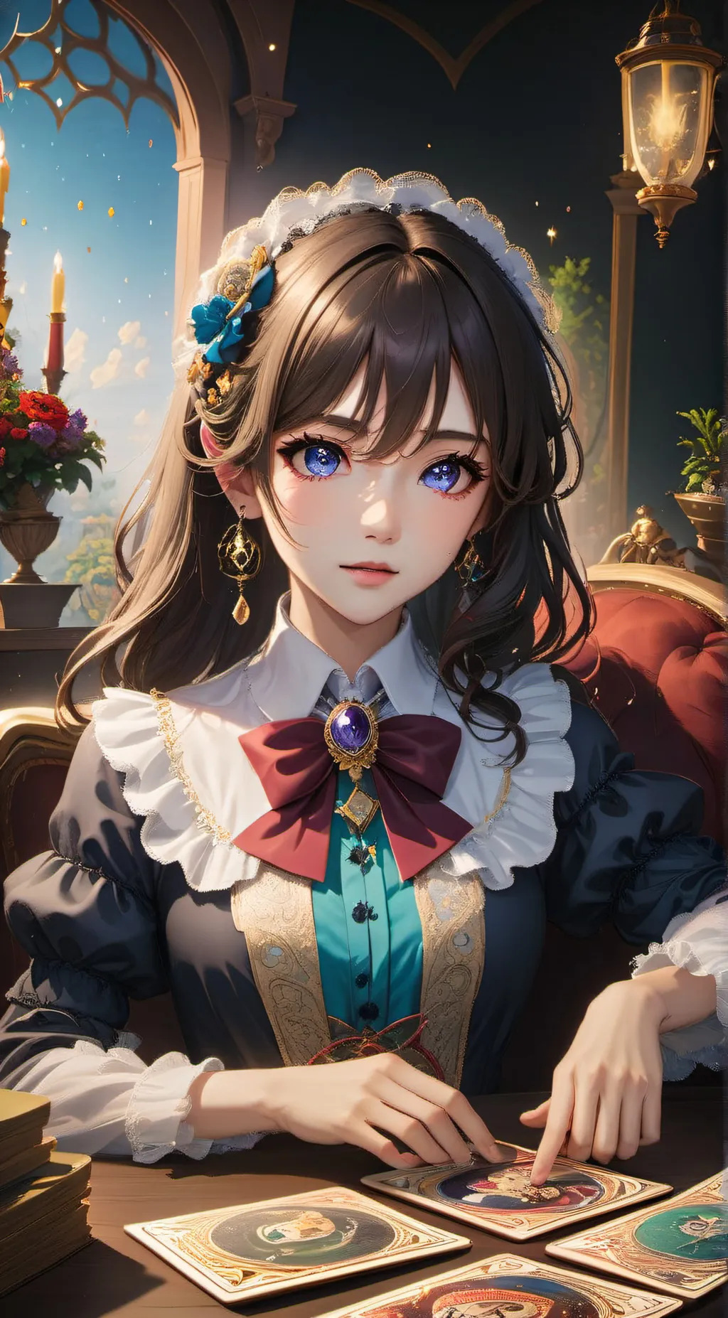 ai character: Magic  background