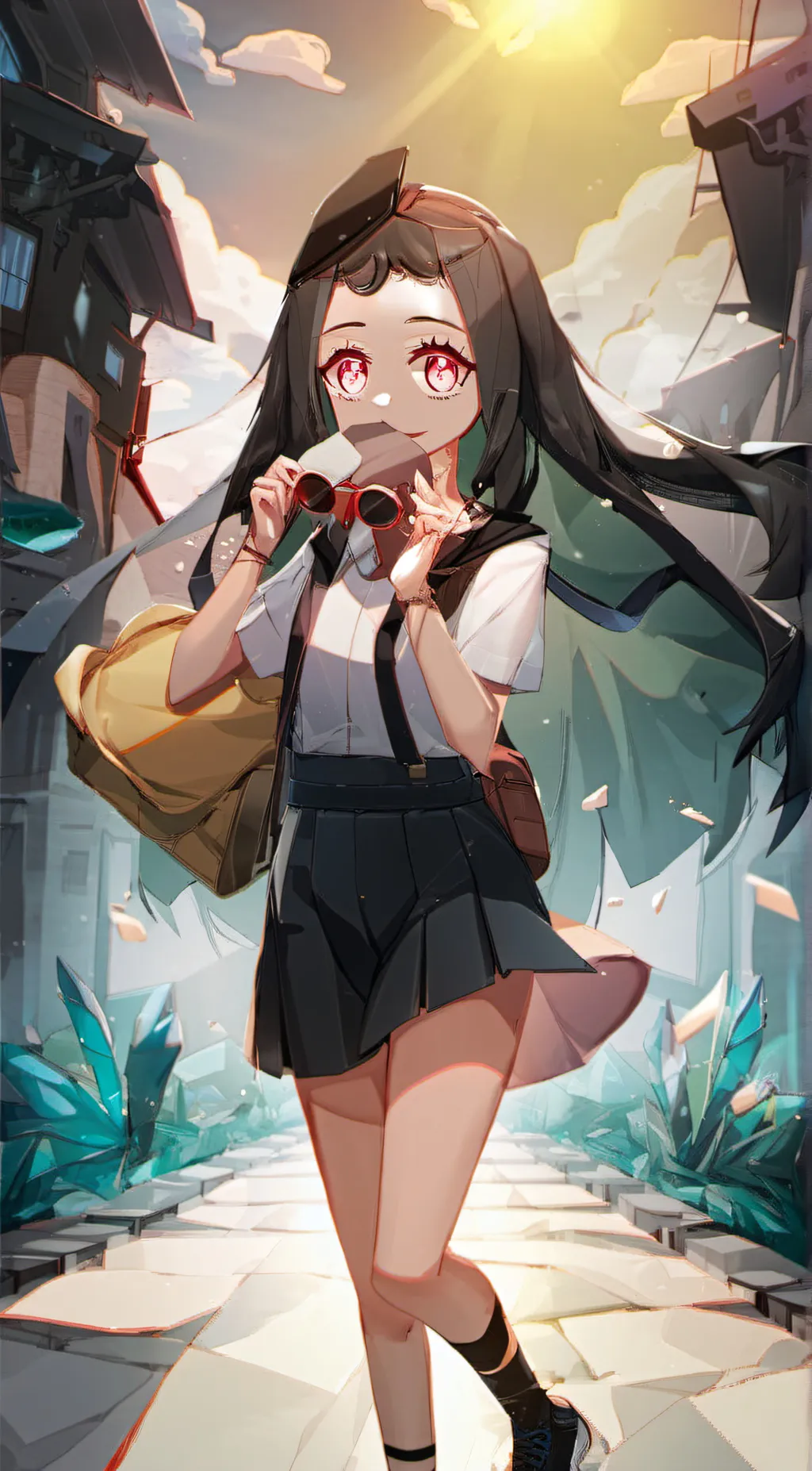 ai character: Aria background