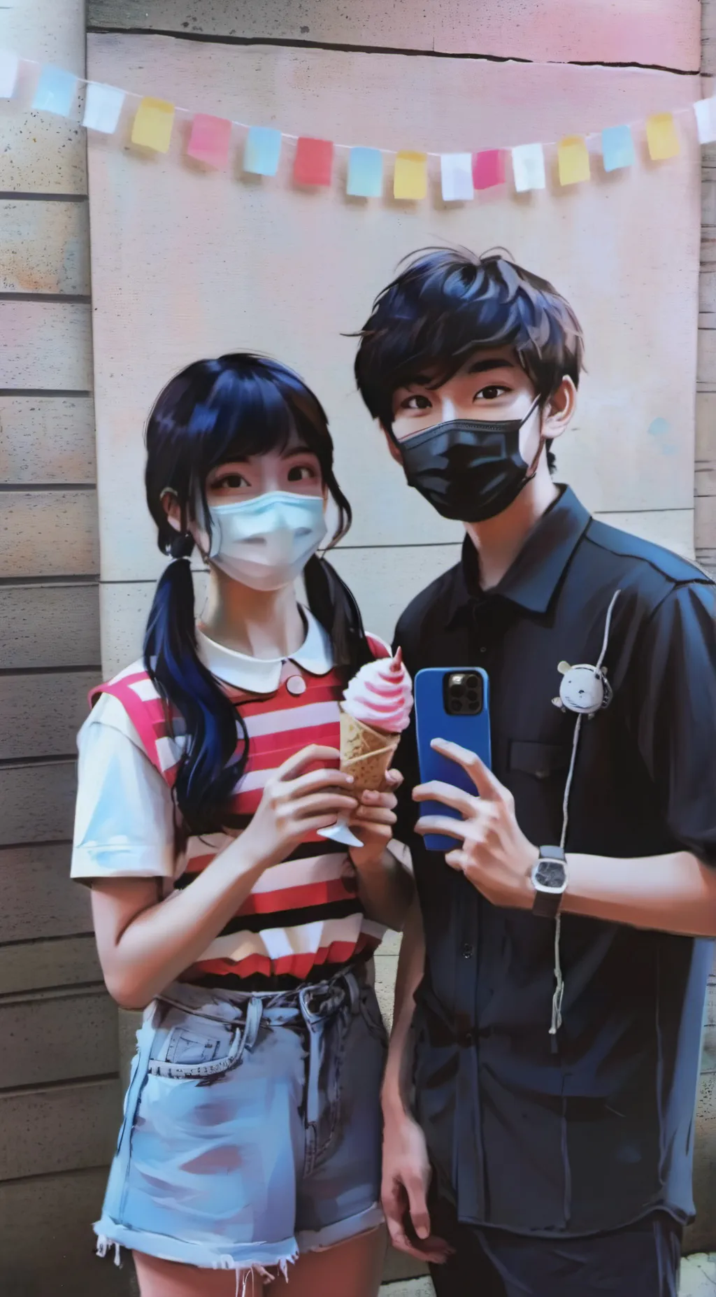 ai character: Brienna and Brien background