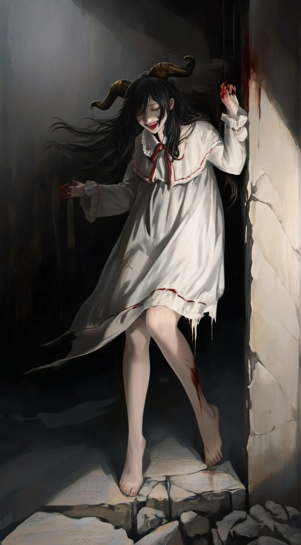 ai character: Ghost background