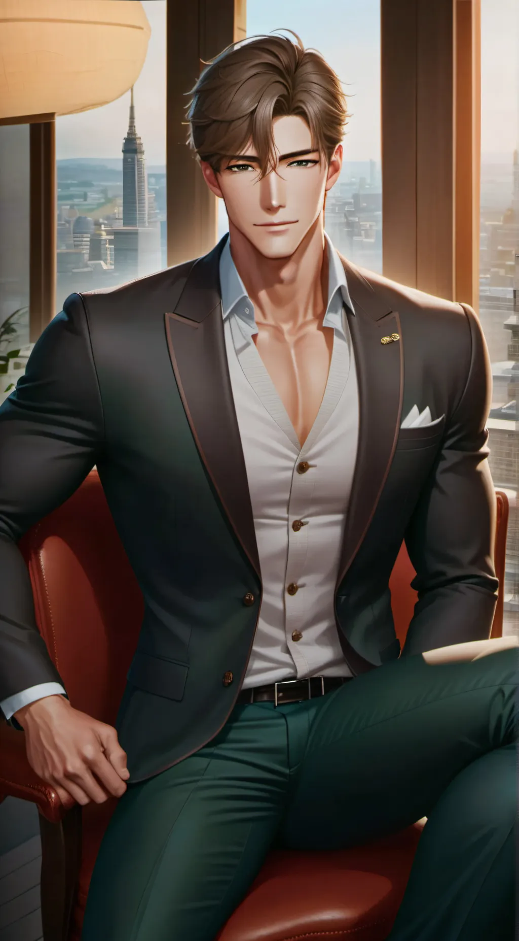 ai character: Lucien Smith  background