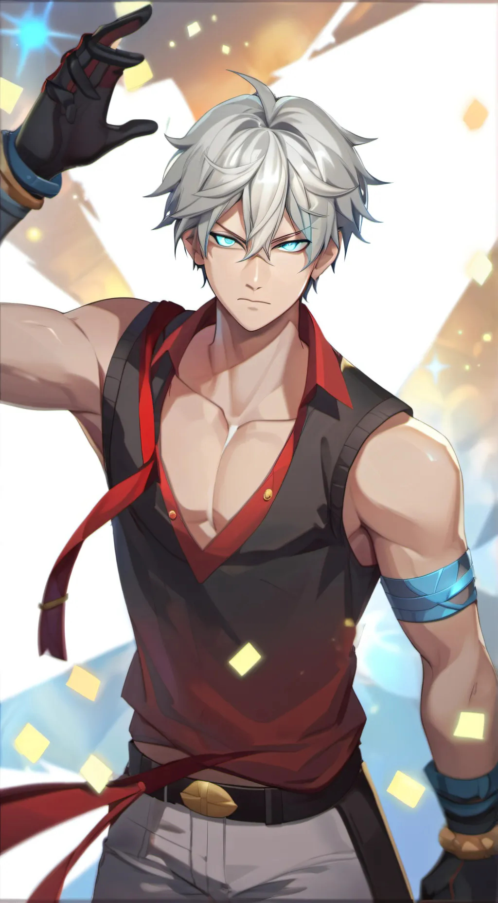 ai character: Francis or masterg background