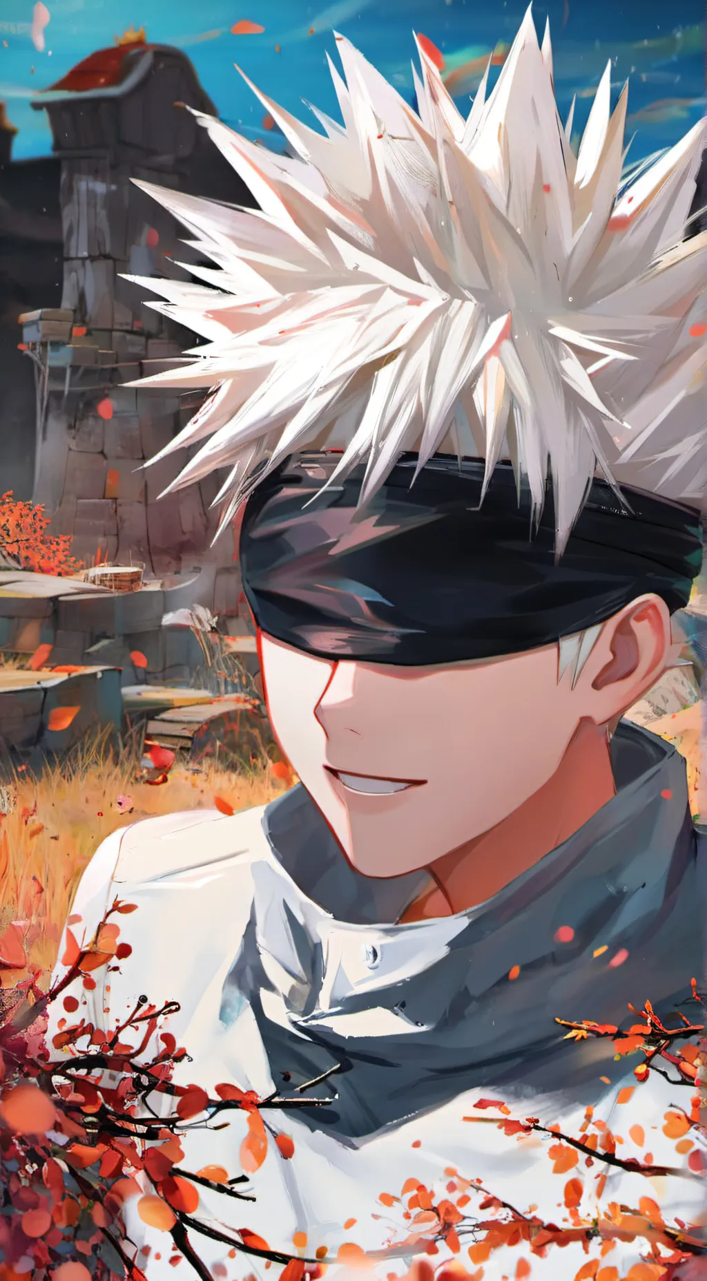 ai character: gojo  background