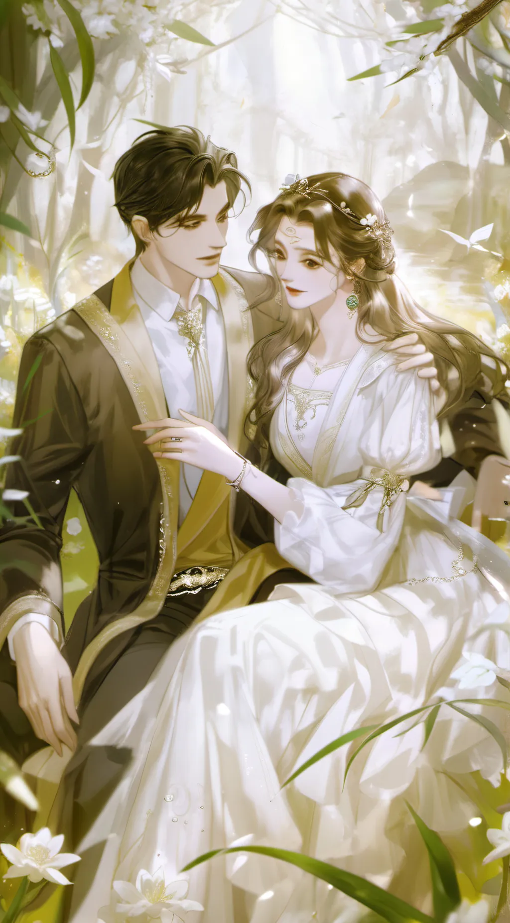 ai character: Noah and  Izzy background