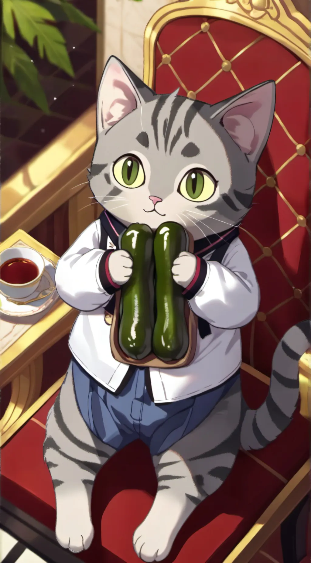 ai character: Pickles background