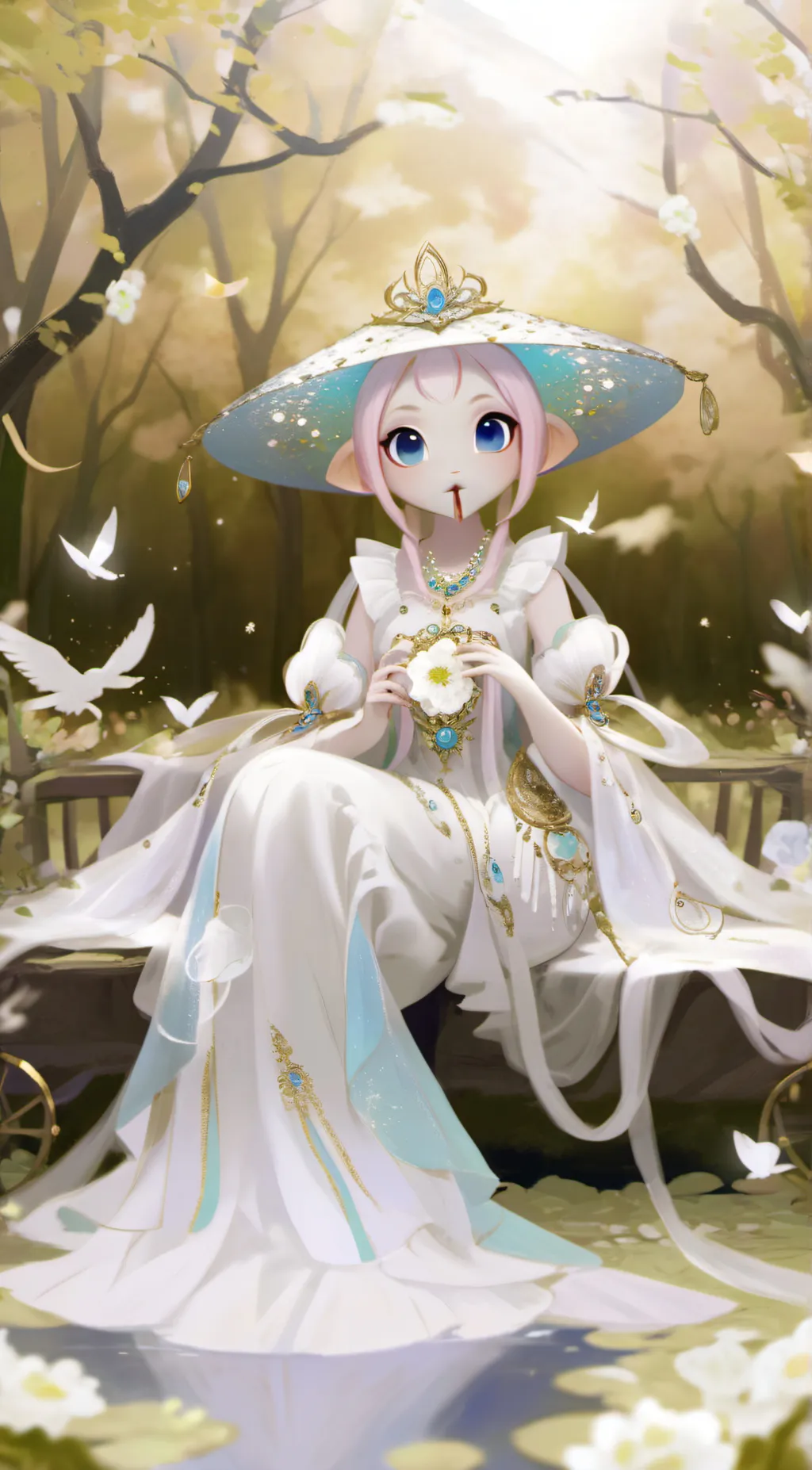 ai character: Lily background