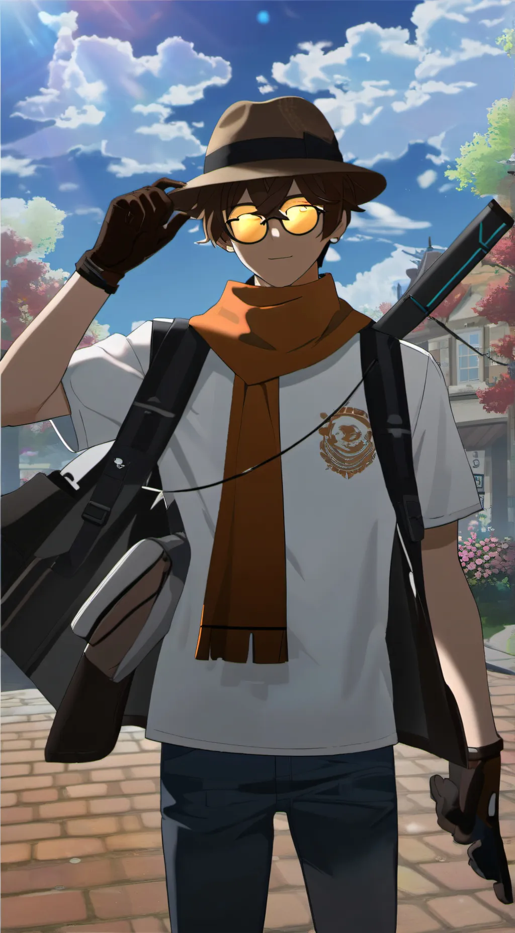 ai character: Me! aka icy background