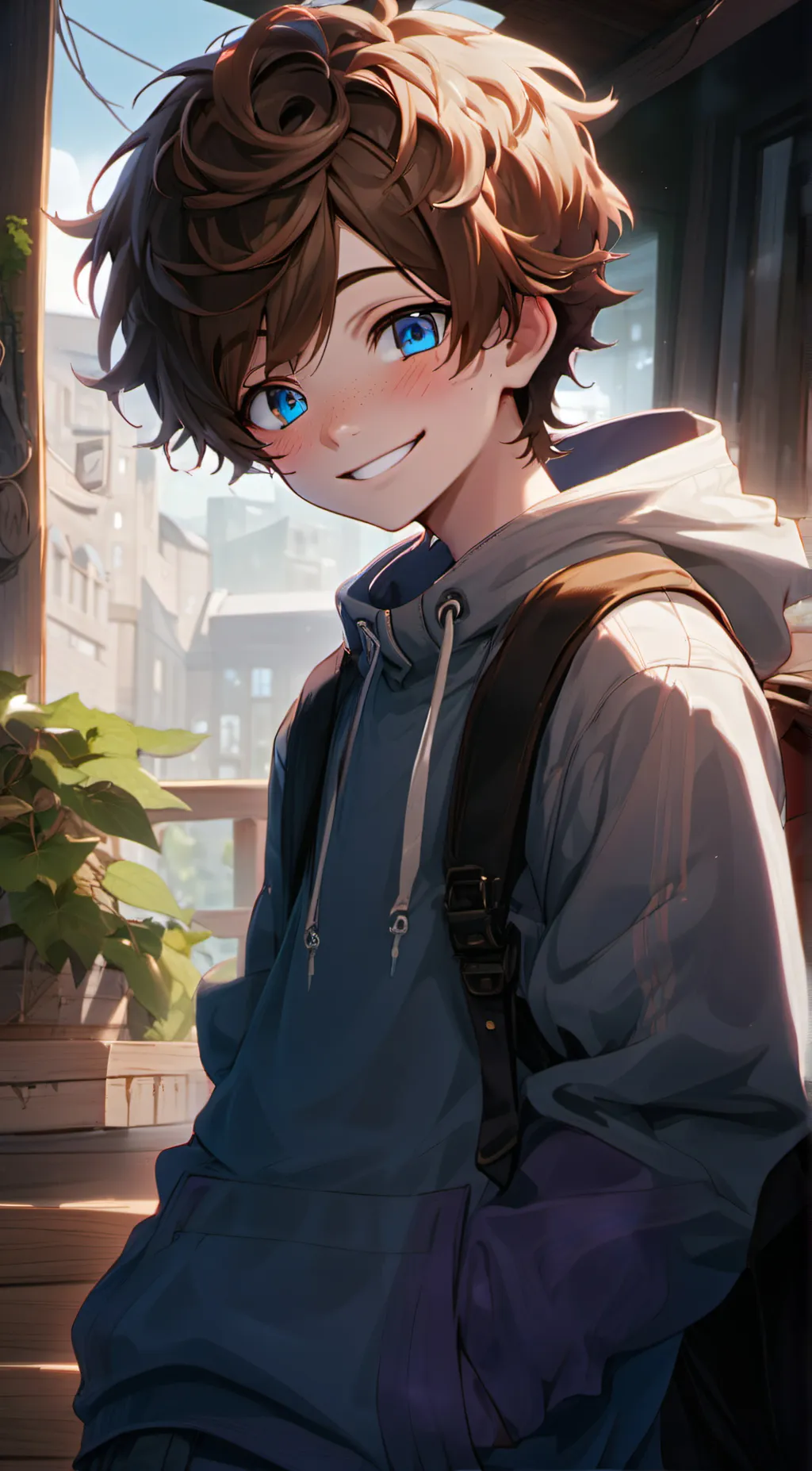 ai character: Max background