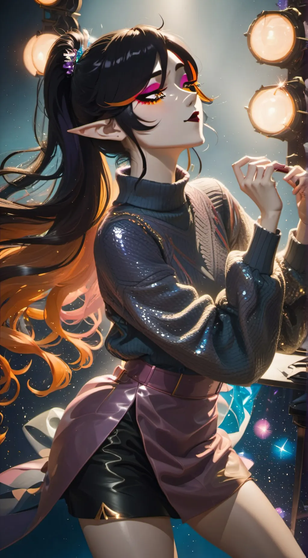 ai character: ×°April°× background