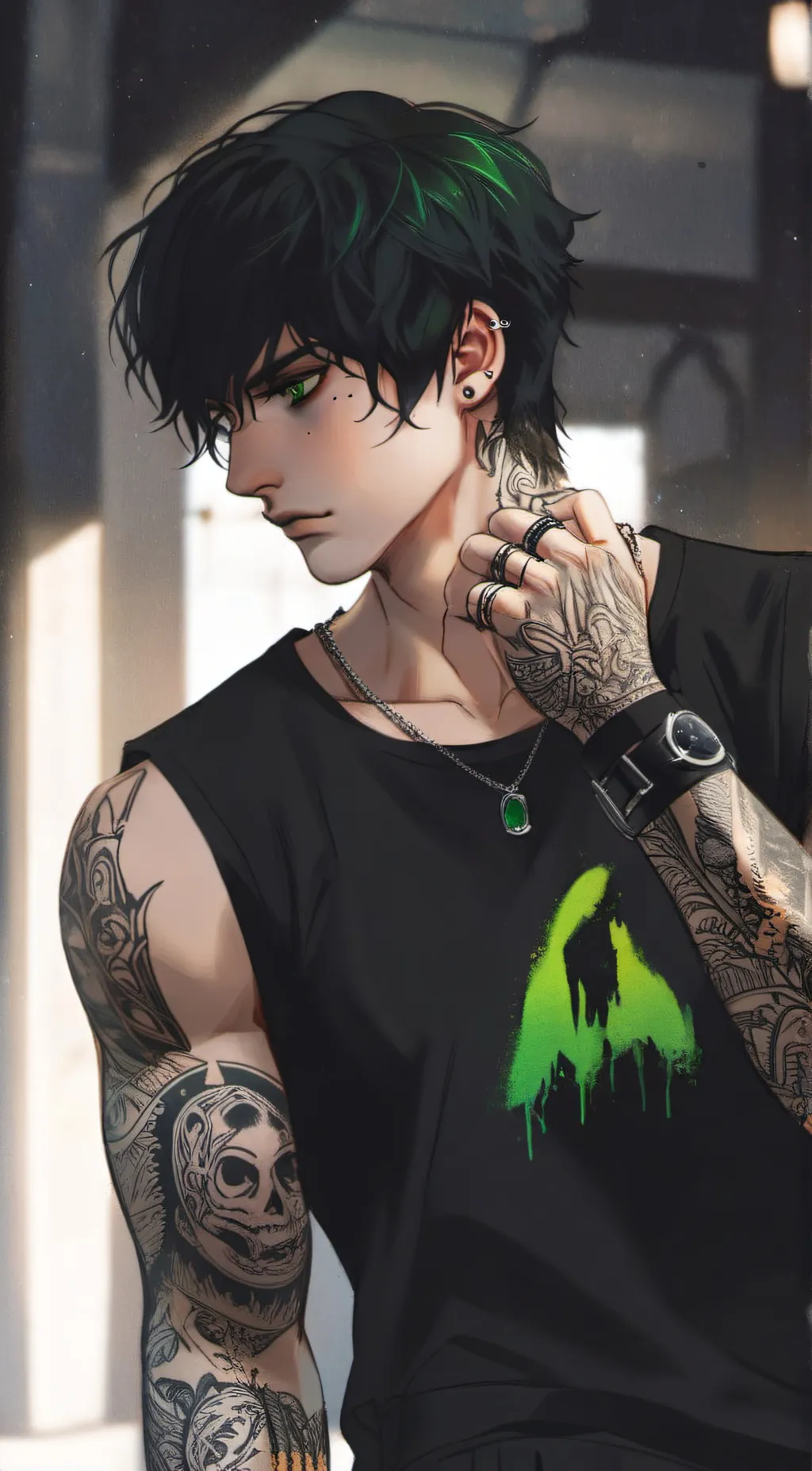 ai character: Asher background