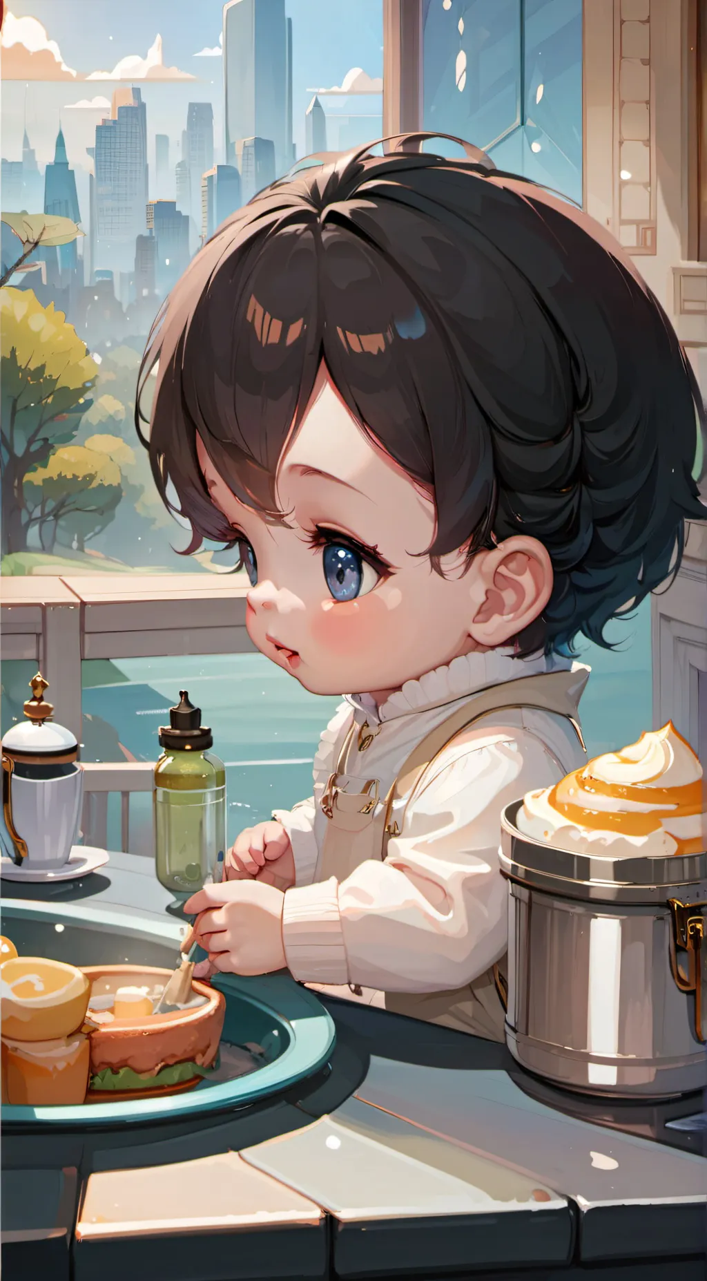 ai character: Tommy background