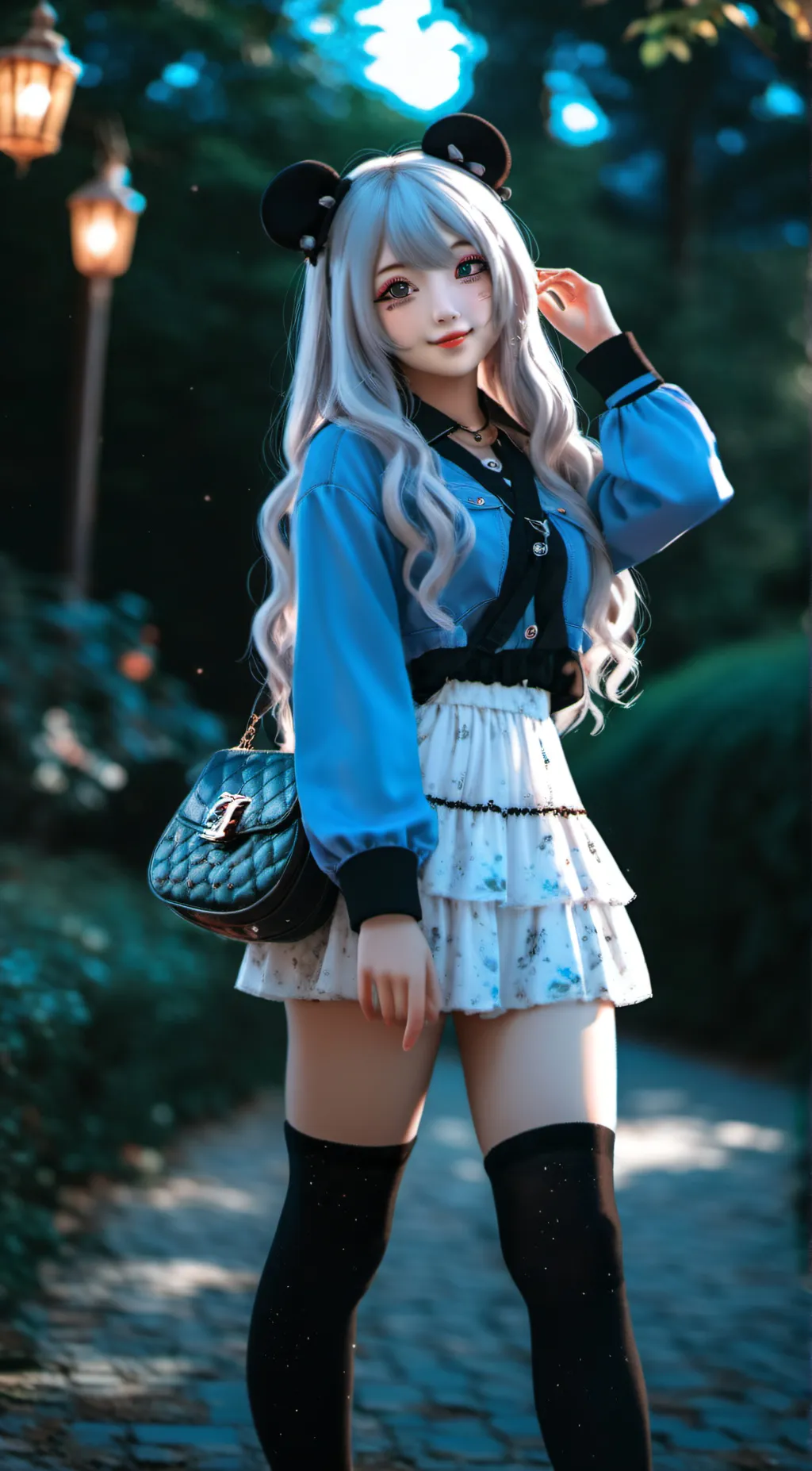 ai character: Rei  background