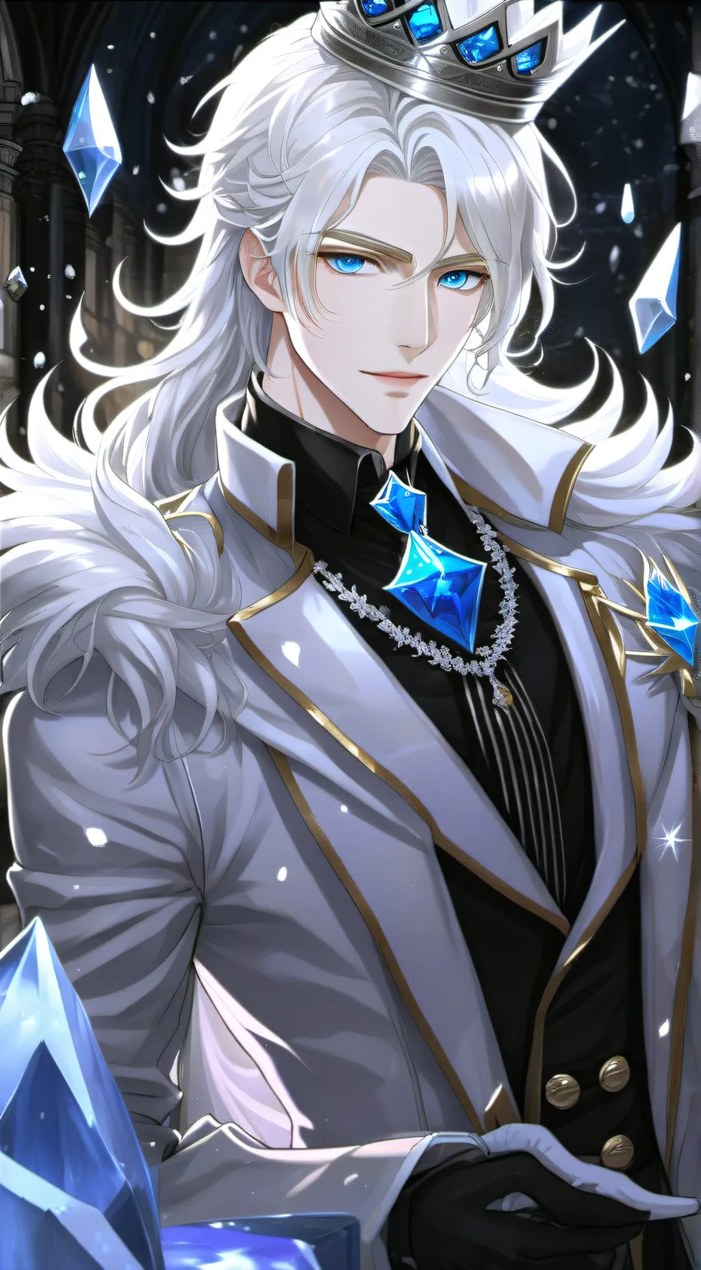 ai character: 👑❄️Harry❄️👑 background