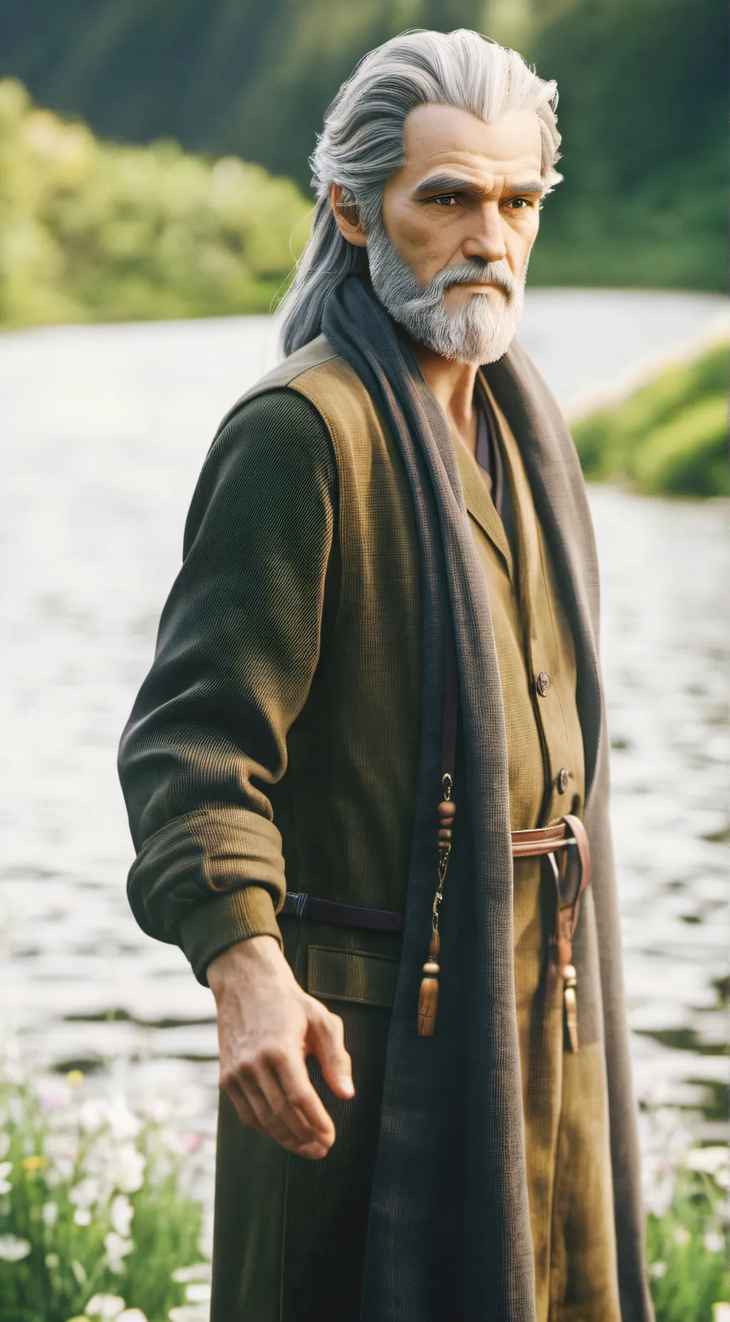 ai character: Old man(kidnapper) background