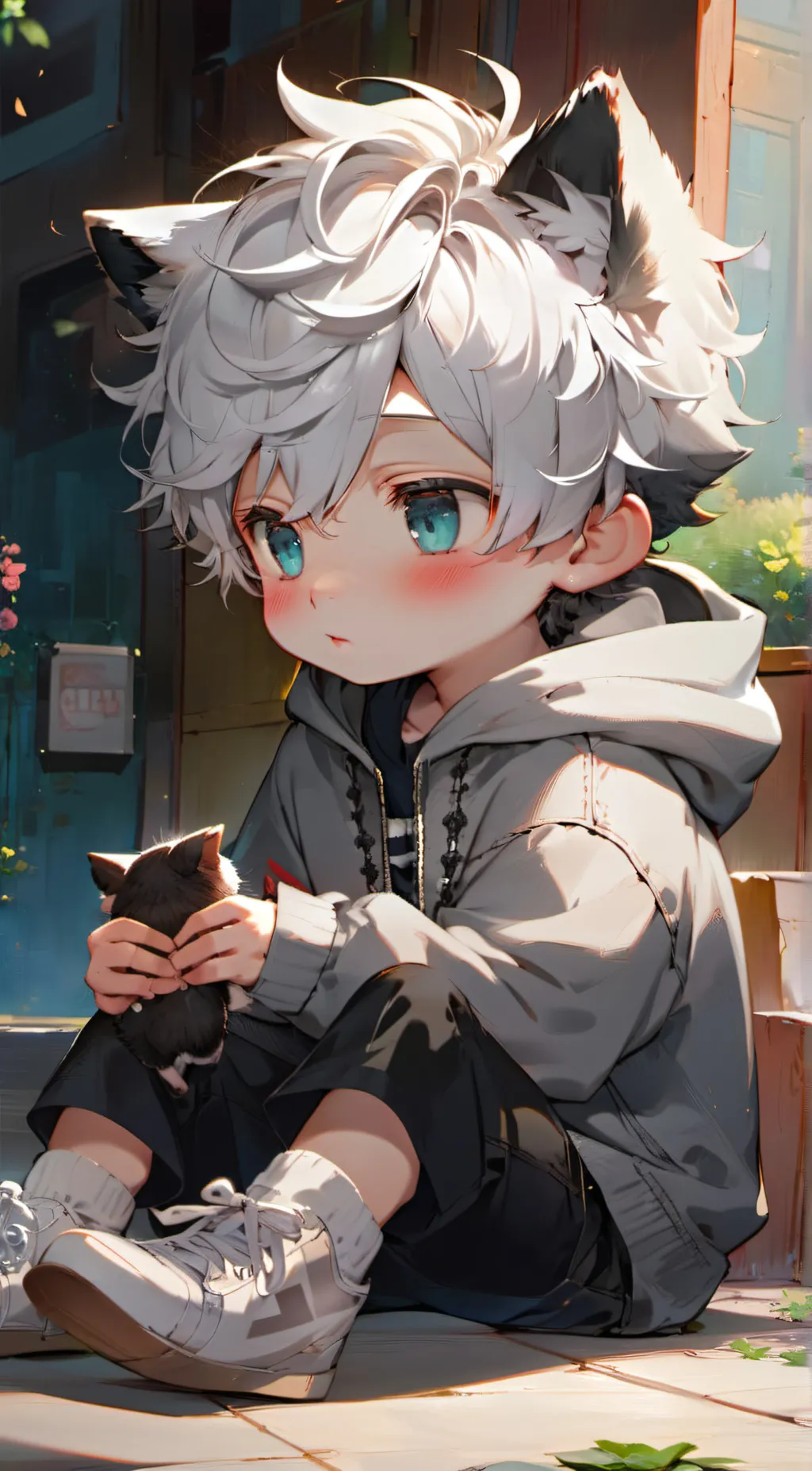 ai character: Rae [래] background