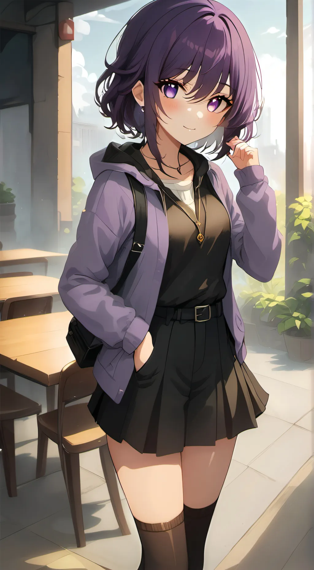 ai character: Grape background