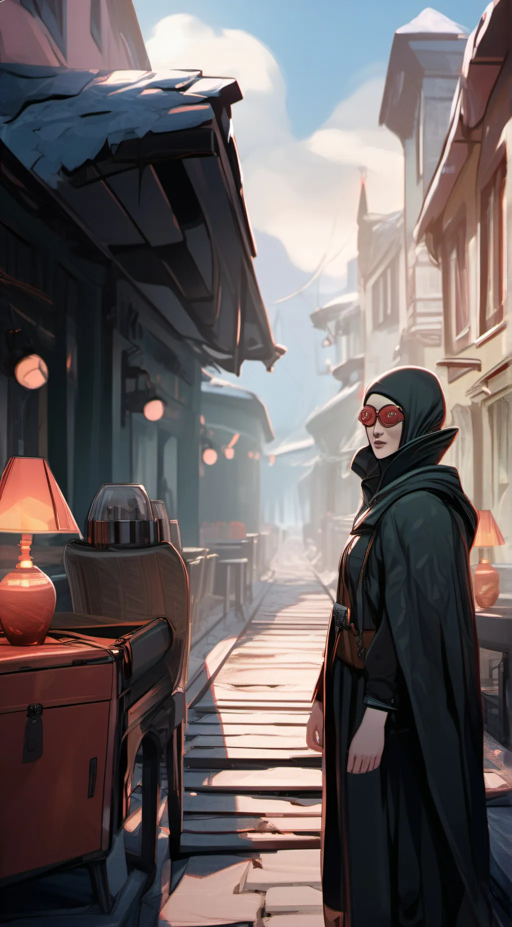 ai character: object show background