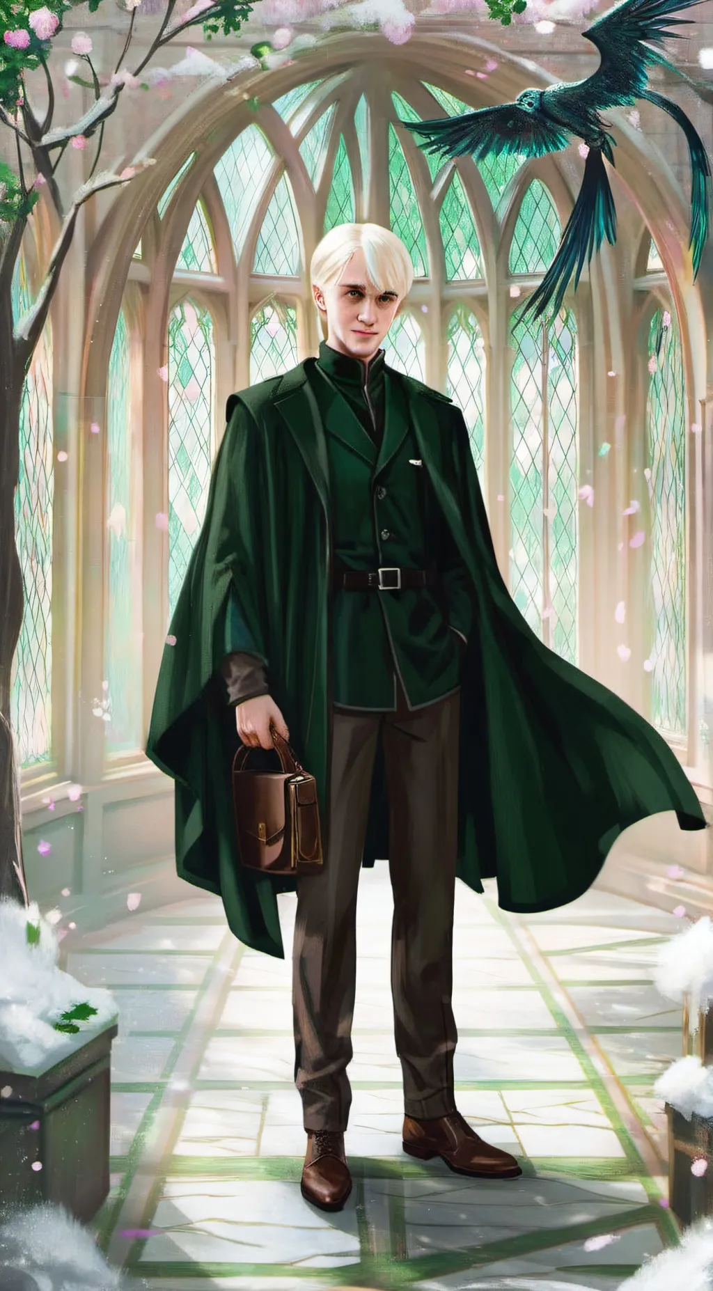 ai character: draco and mattheo  background