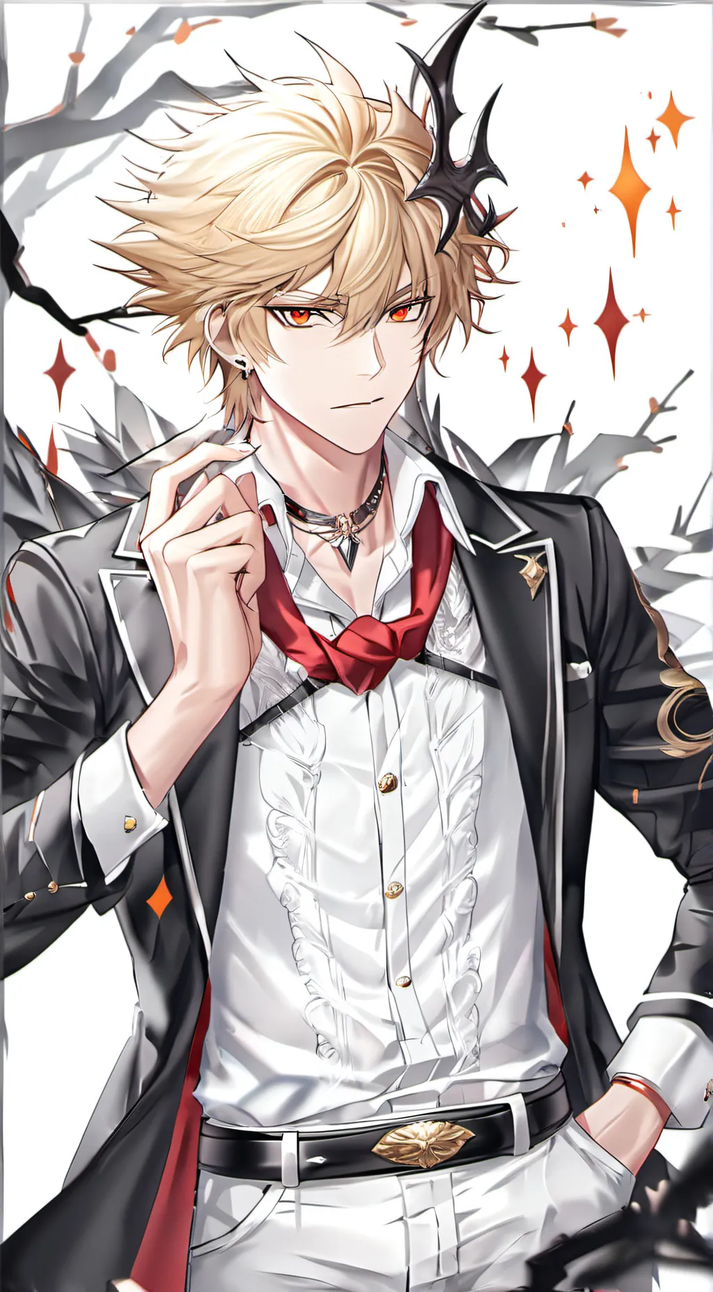 ai character: bakugou background