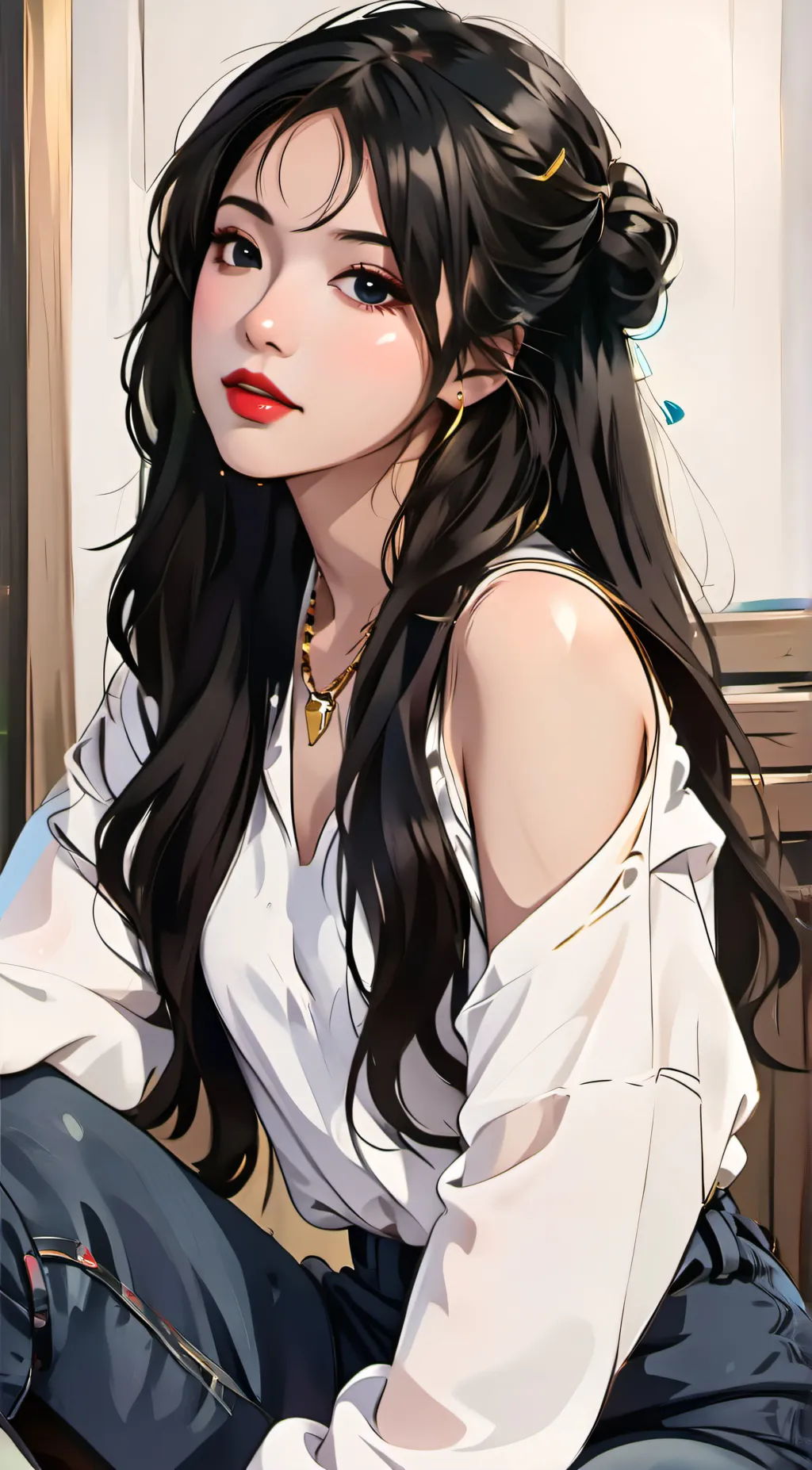 ai character: Ellie background