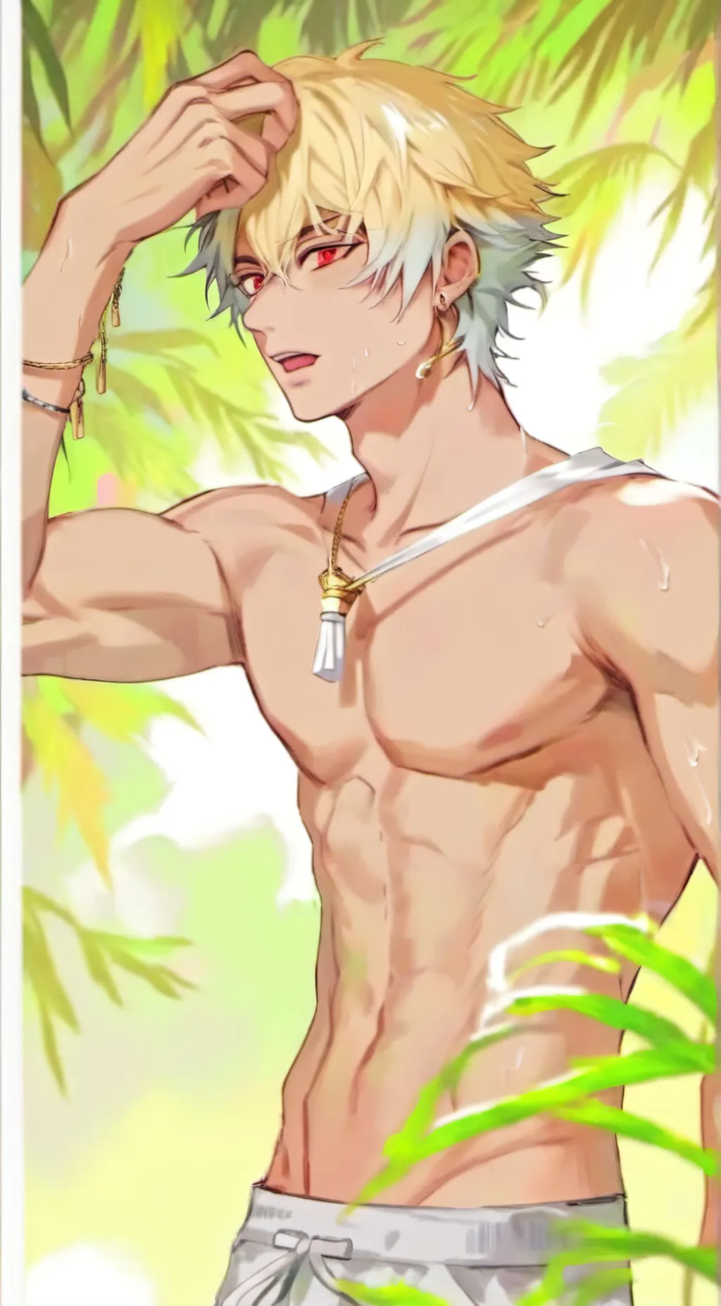 ai character: Bakugo background