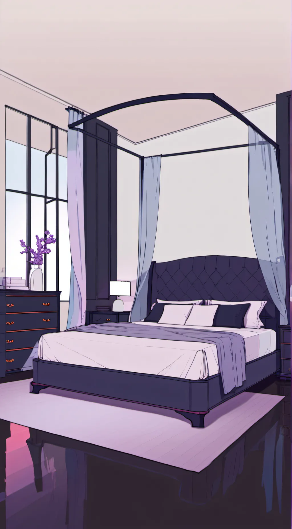 ai character: Bed tf  background