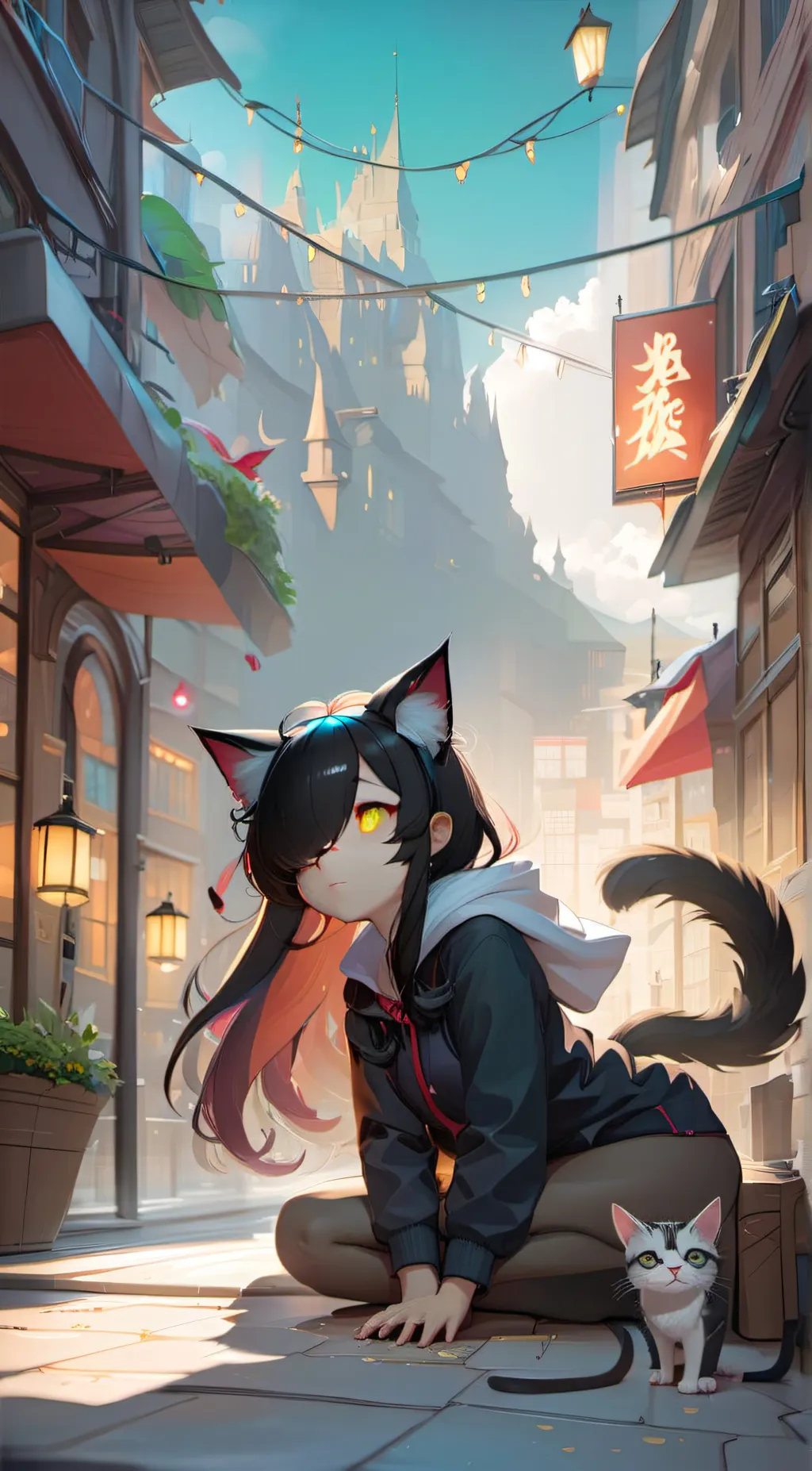 ai character: rera background