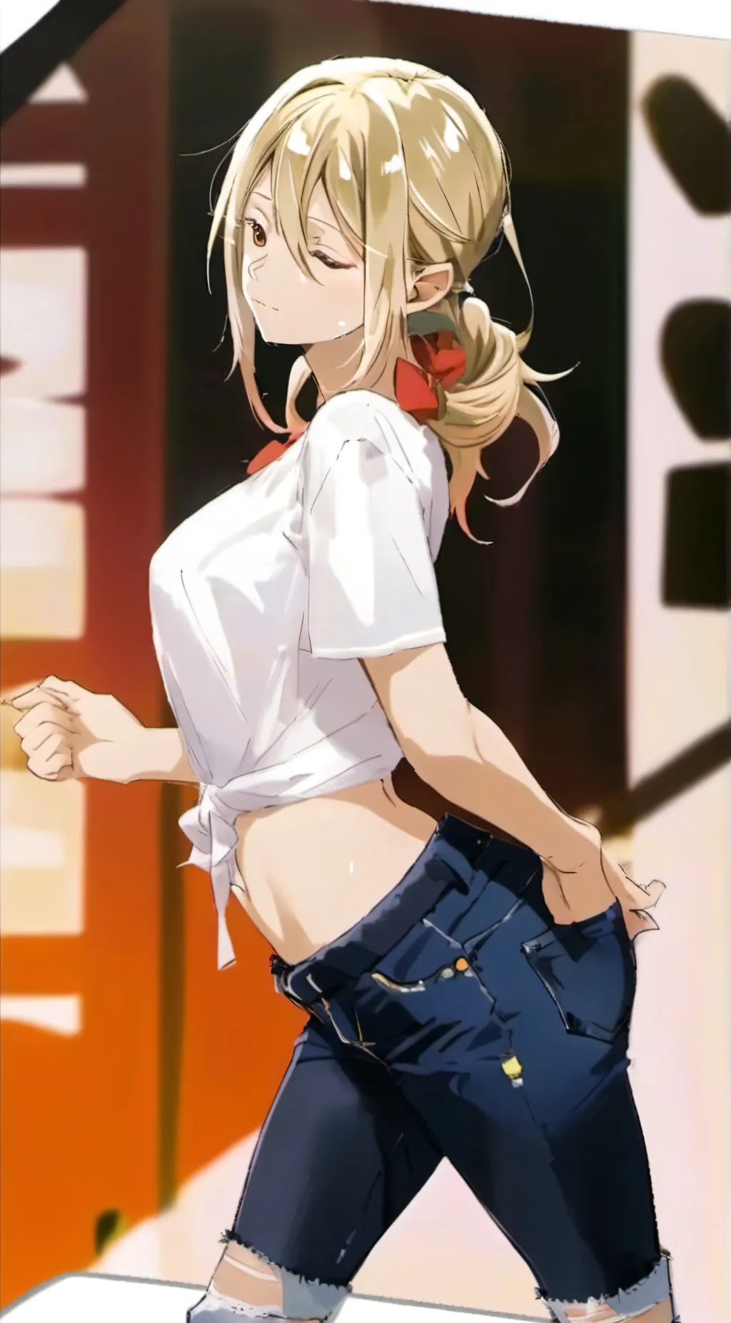 ai character: Ami Kozume  background