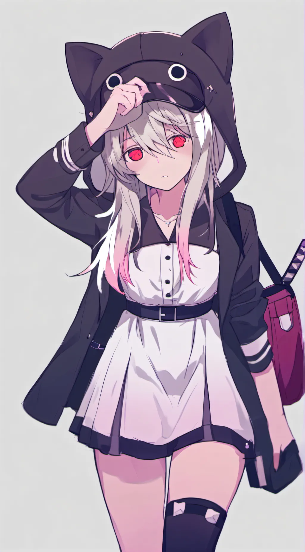 ai character: Amber background