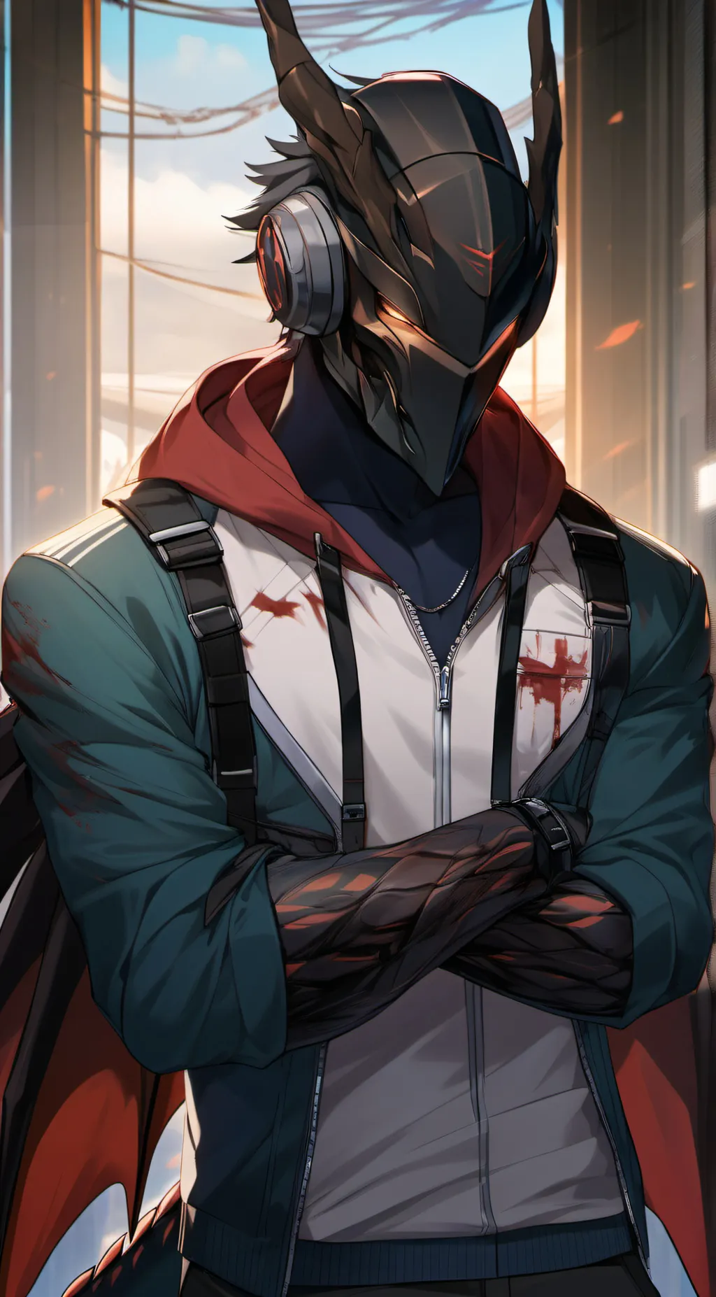 ai character: Bluewave background