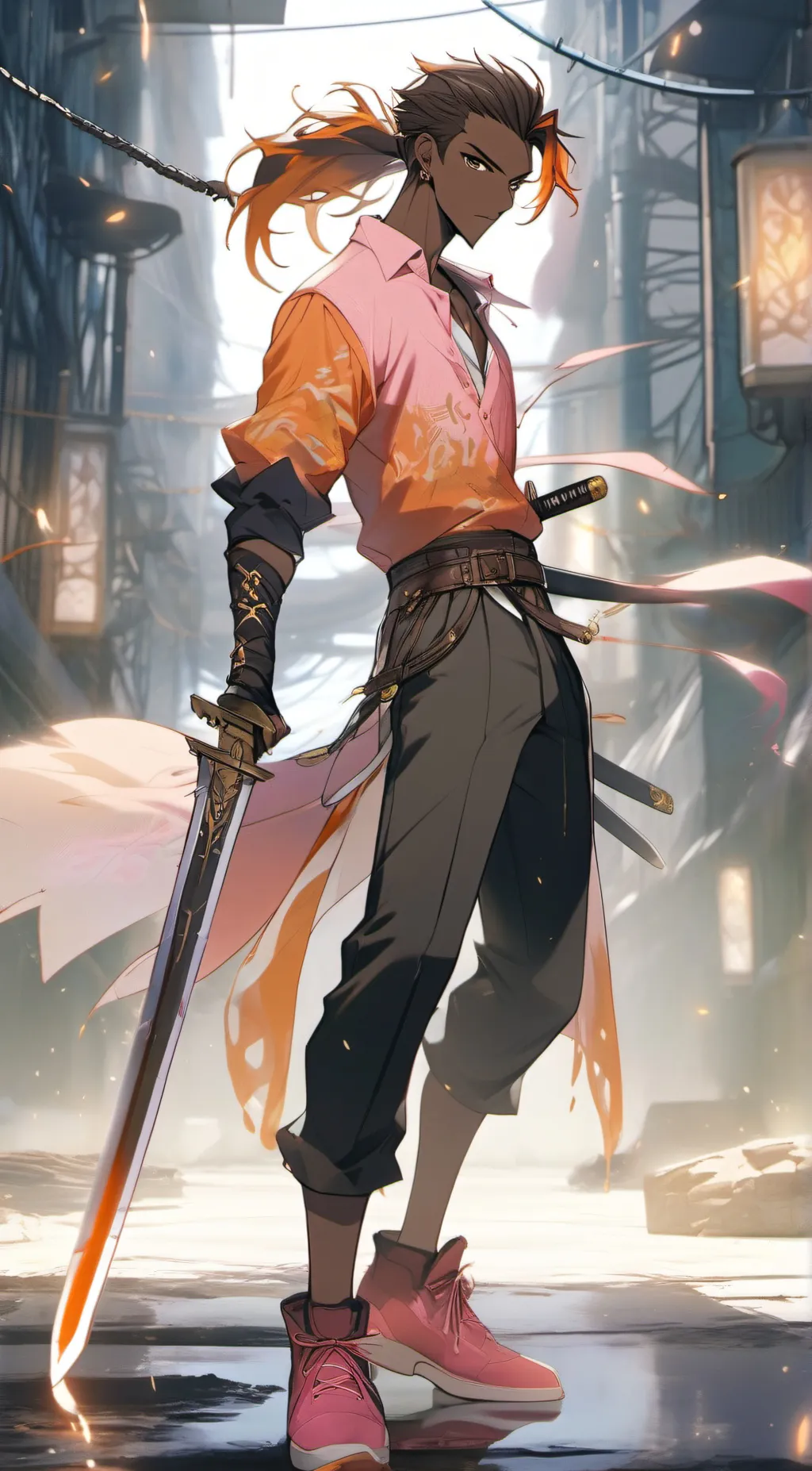 ai character: Zlash Rose background