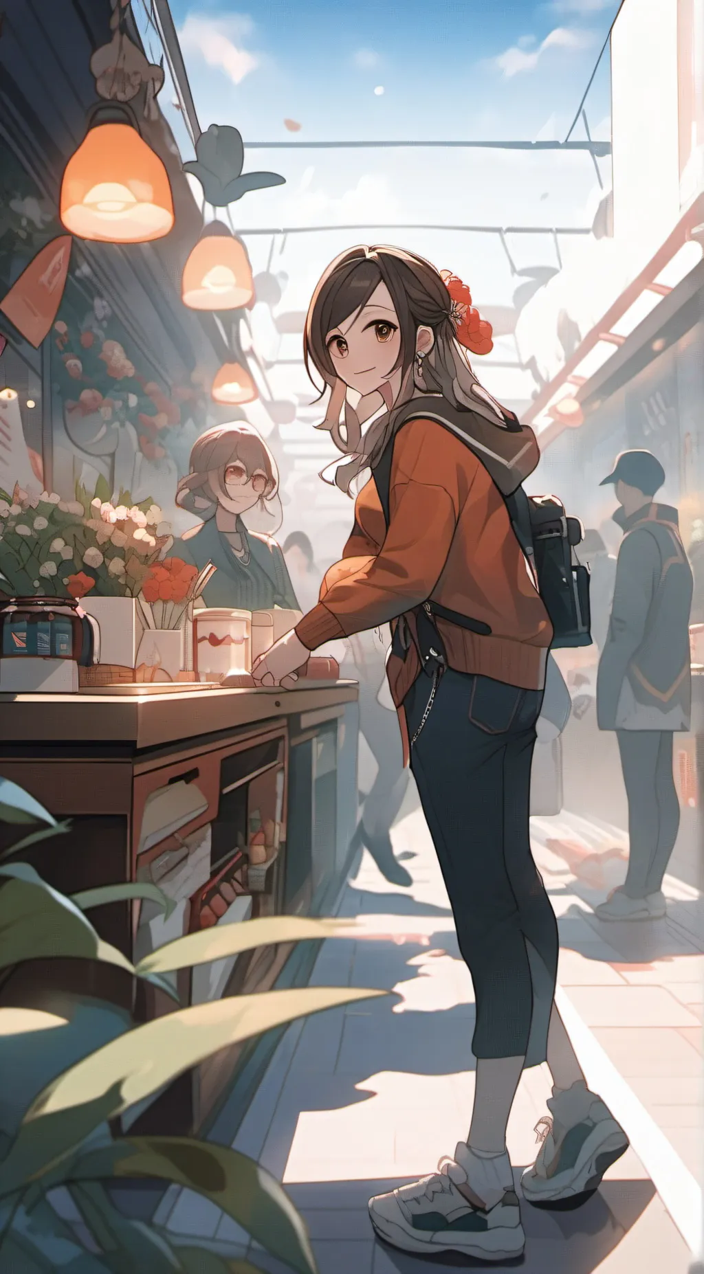 ai character: Meme background