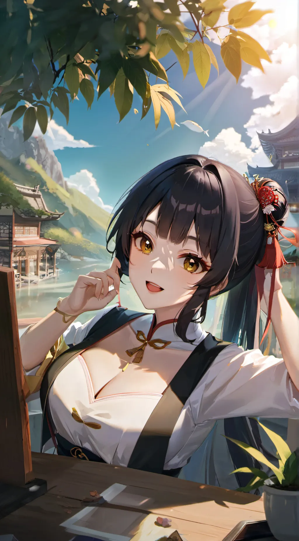 ai character: 林念 background