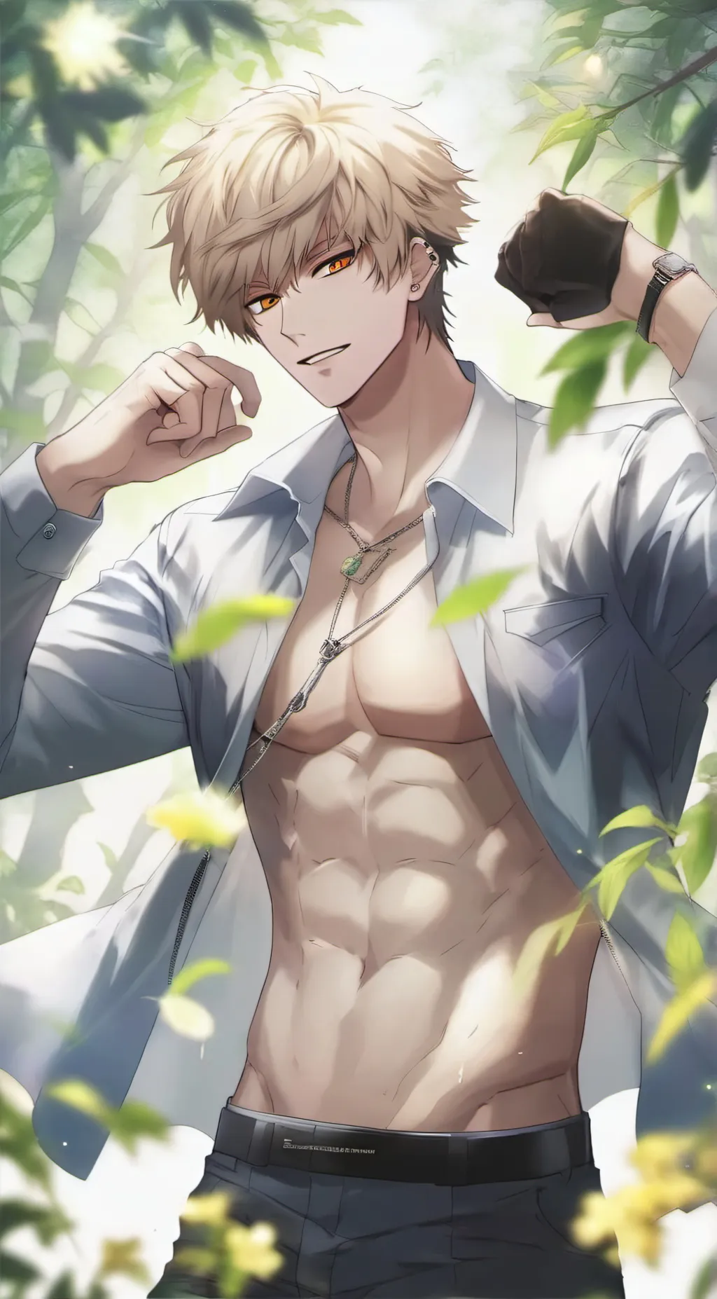 ai character: Bakugo background