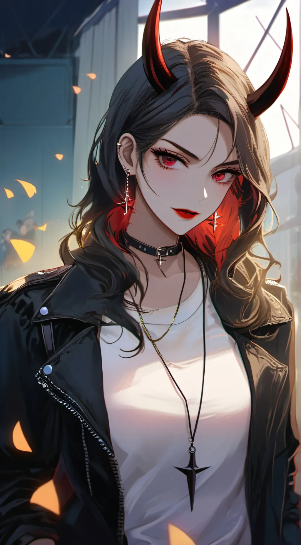 ai character: Evila background