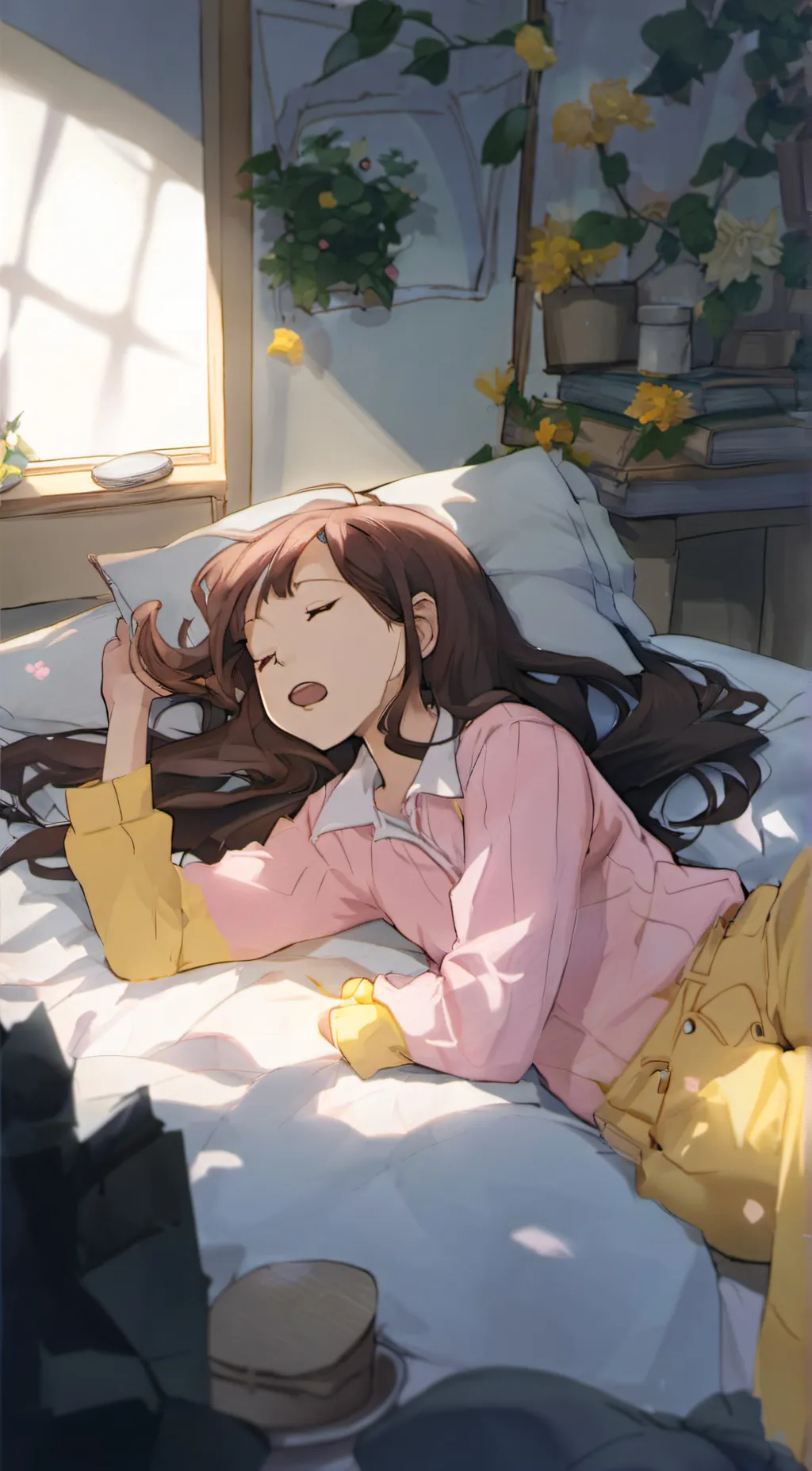 ai character: Maggie background